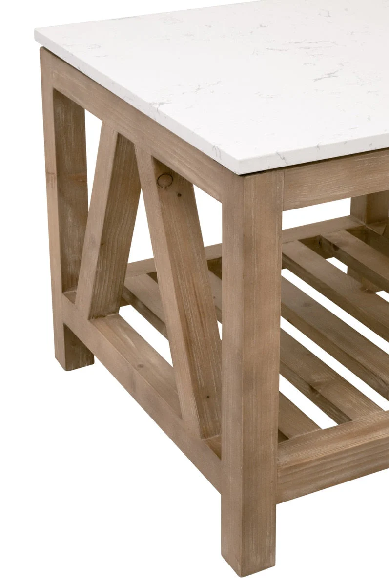 Spruce End Table | Smoke Gray Pine - Image 3