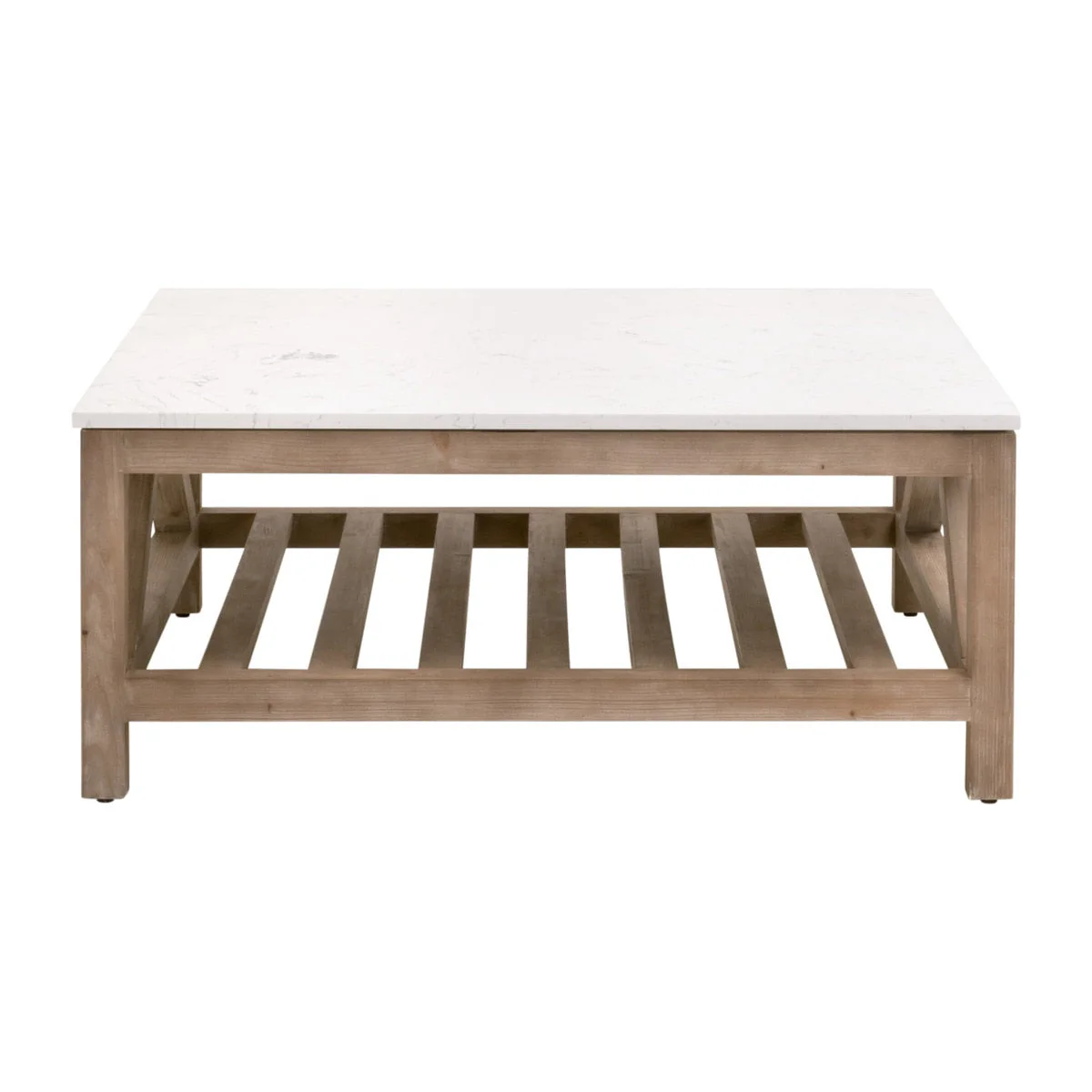 Spruce Square Coffee Table | Smoke Gray Pine - Image 1