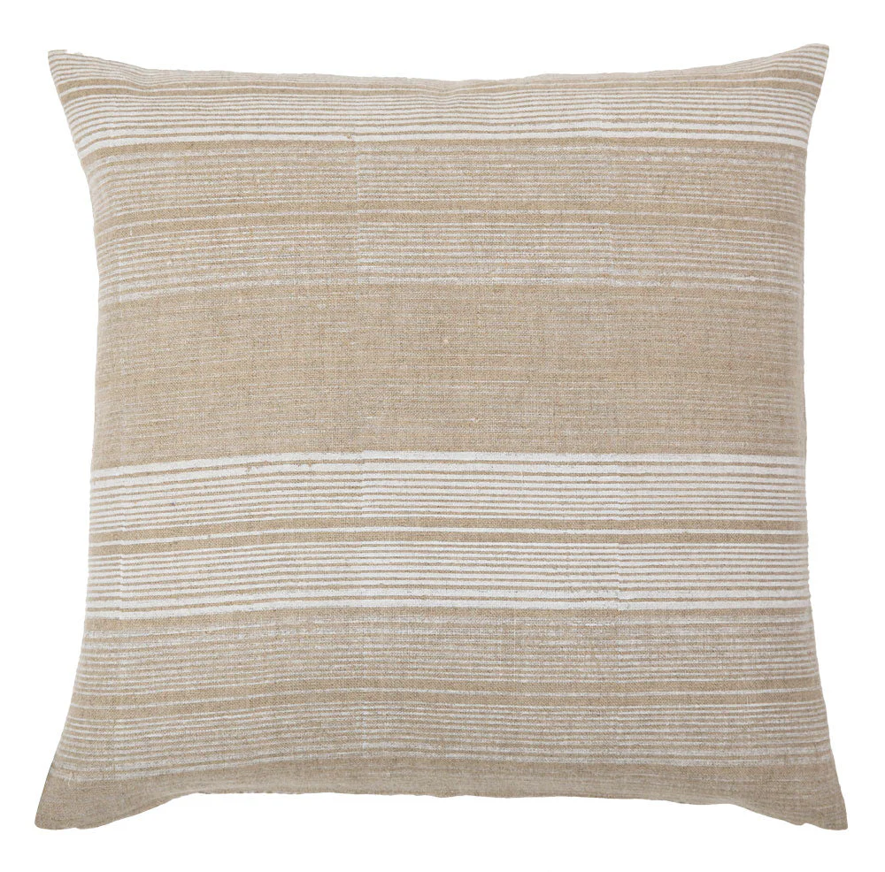 Stripes Shades of White Pillow - Image 1