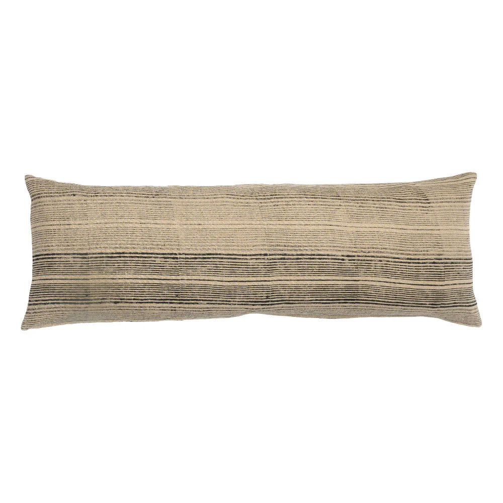 Stripes Shades of Noir Pillow - Image 1