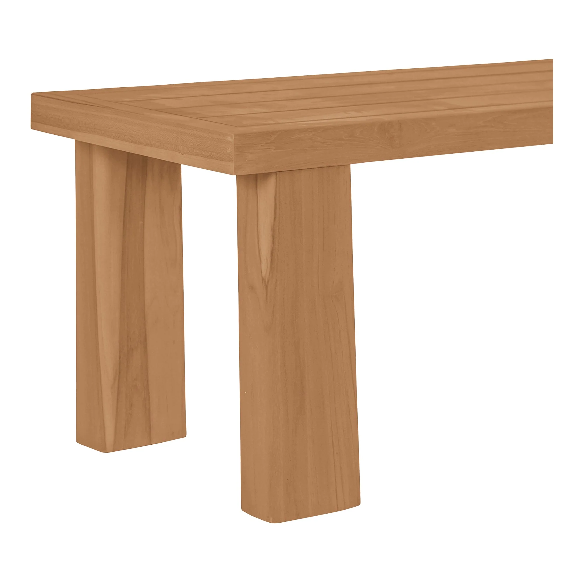 Marina Outdoor Dining Bench Natural - Image 2