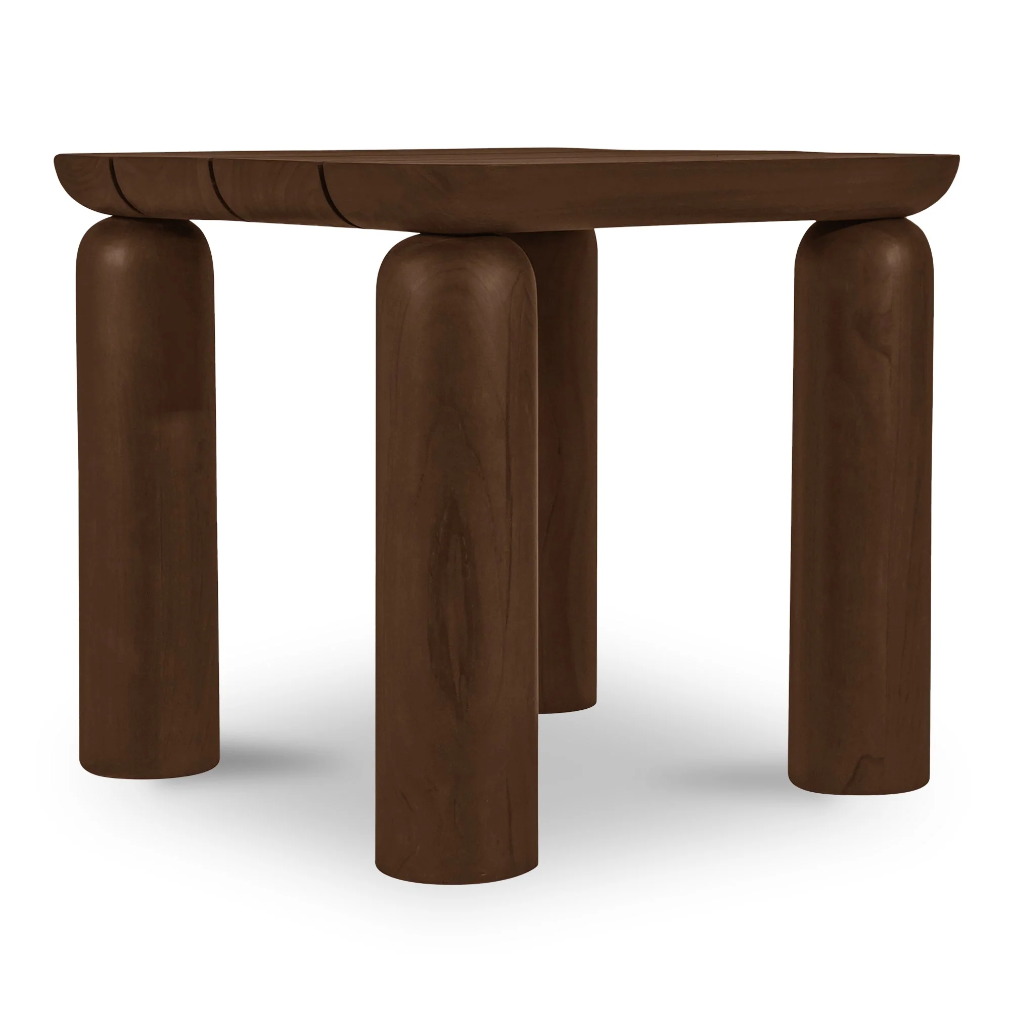 Barclay Outdoor Side Table Brown - Image 2