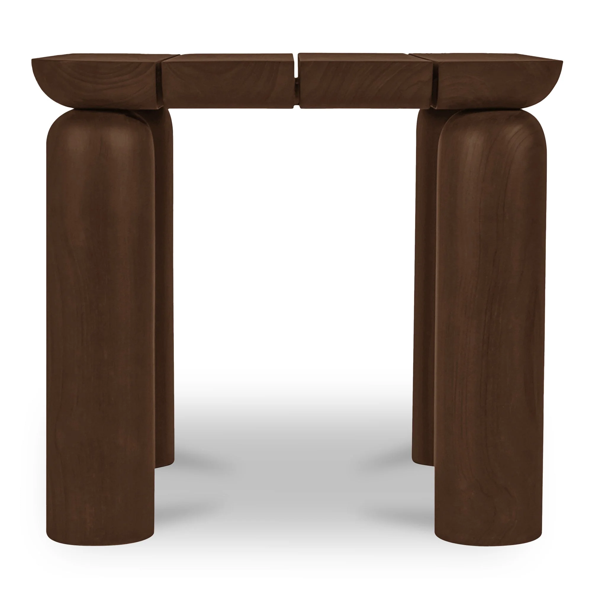 Barclay Outdoor Side Table Brown - Image 3