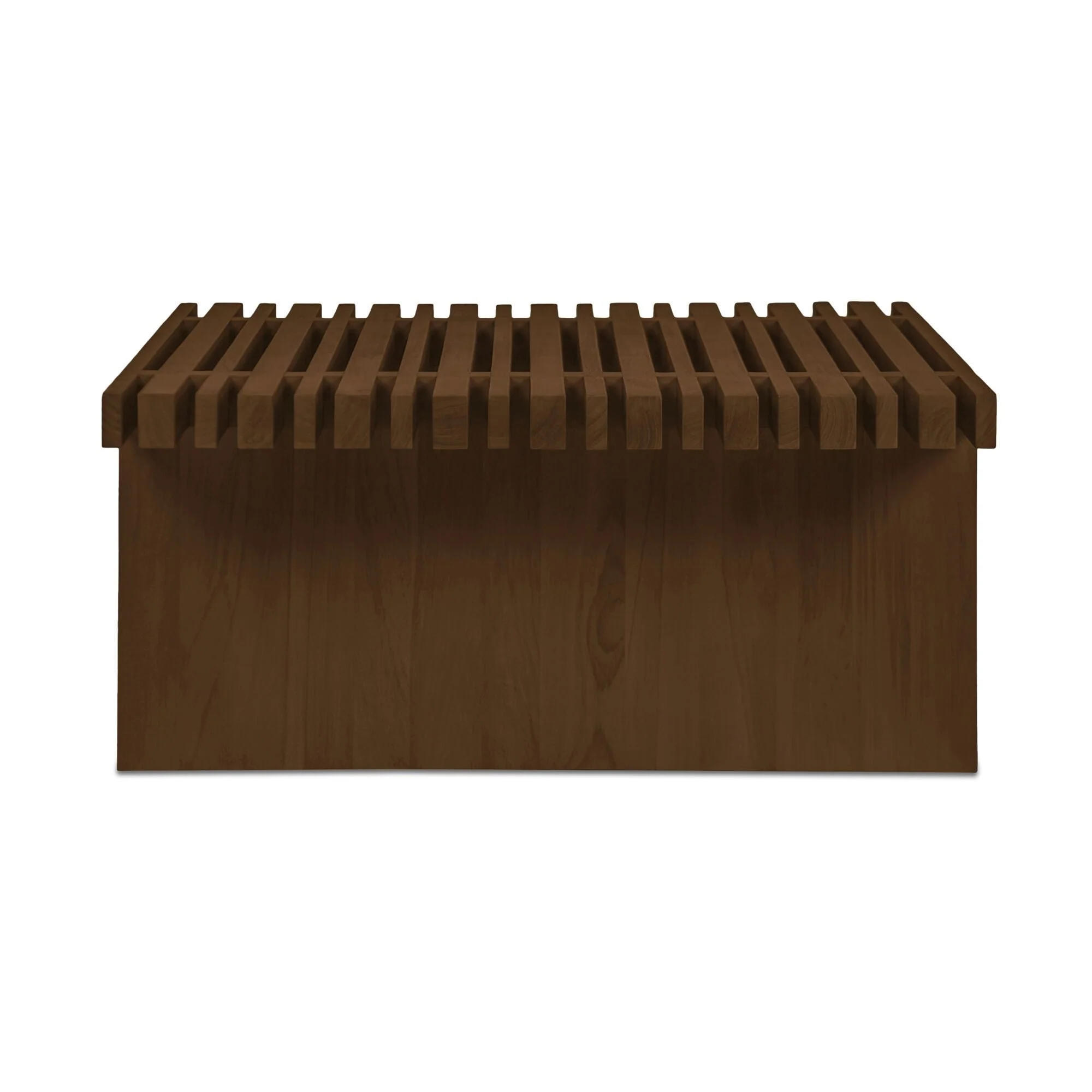 Fletcher Outdoor Coffee Table Brown - Image 3