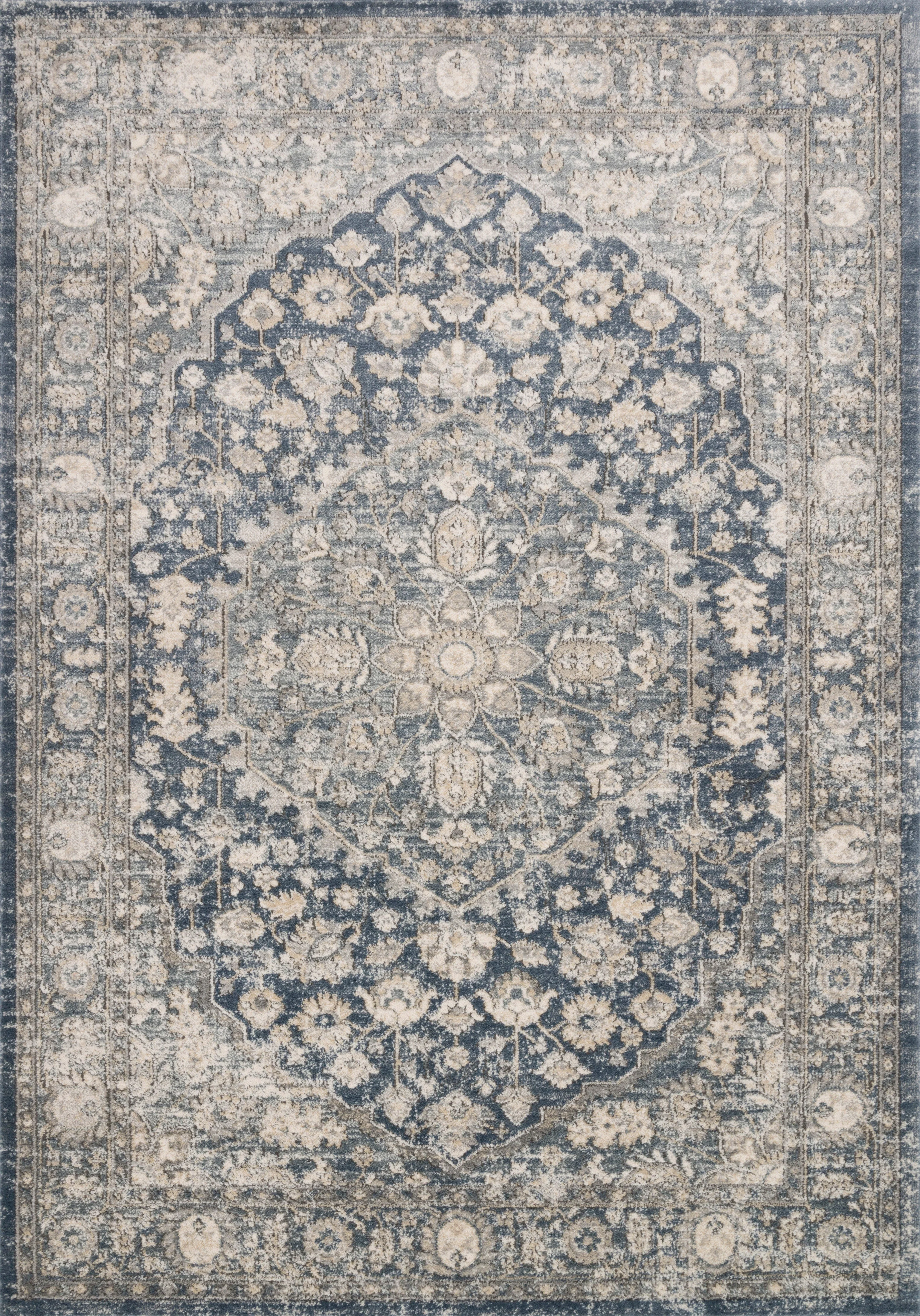 Loloi II | Teagan Collection | Denim / Mist | TEA-01 - Image 1