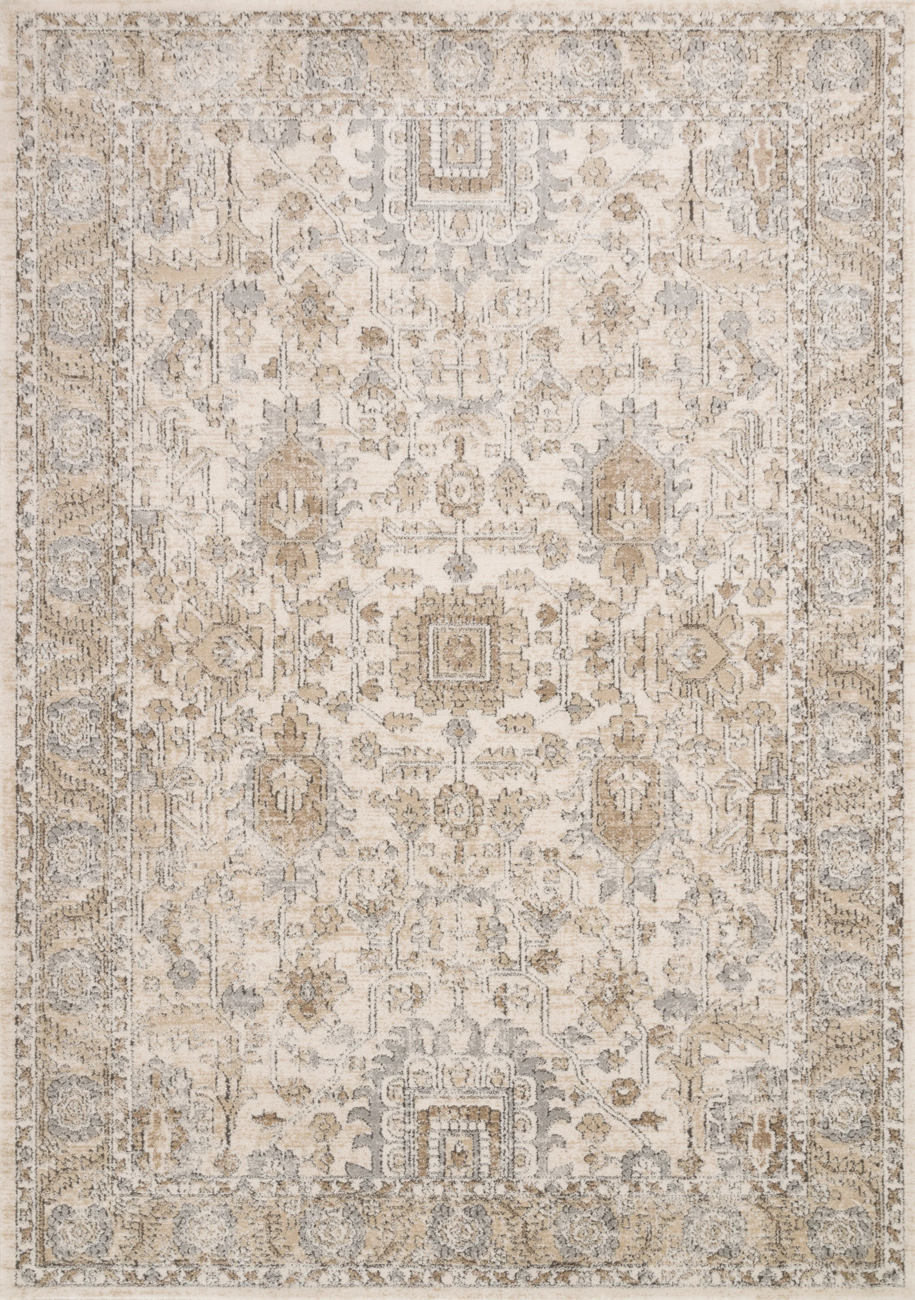 Loloi II | Teagan Collection | Ivory / Sand | TEA-03 - Image 1
