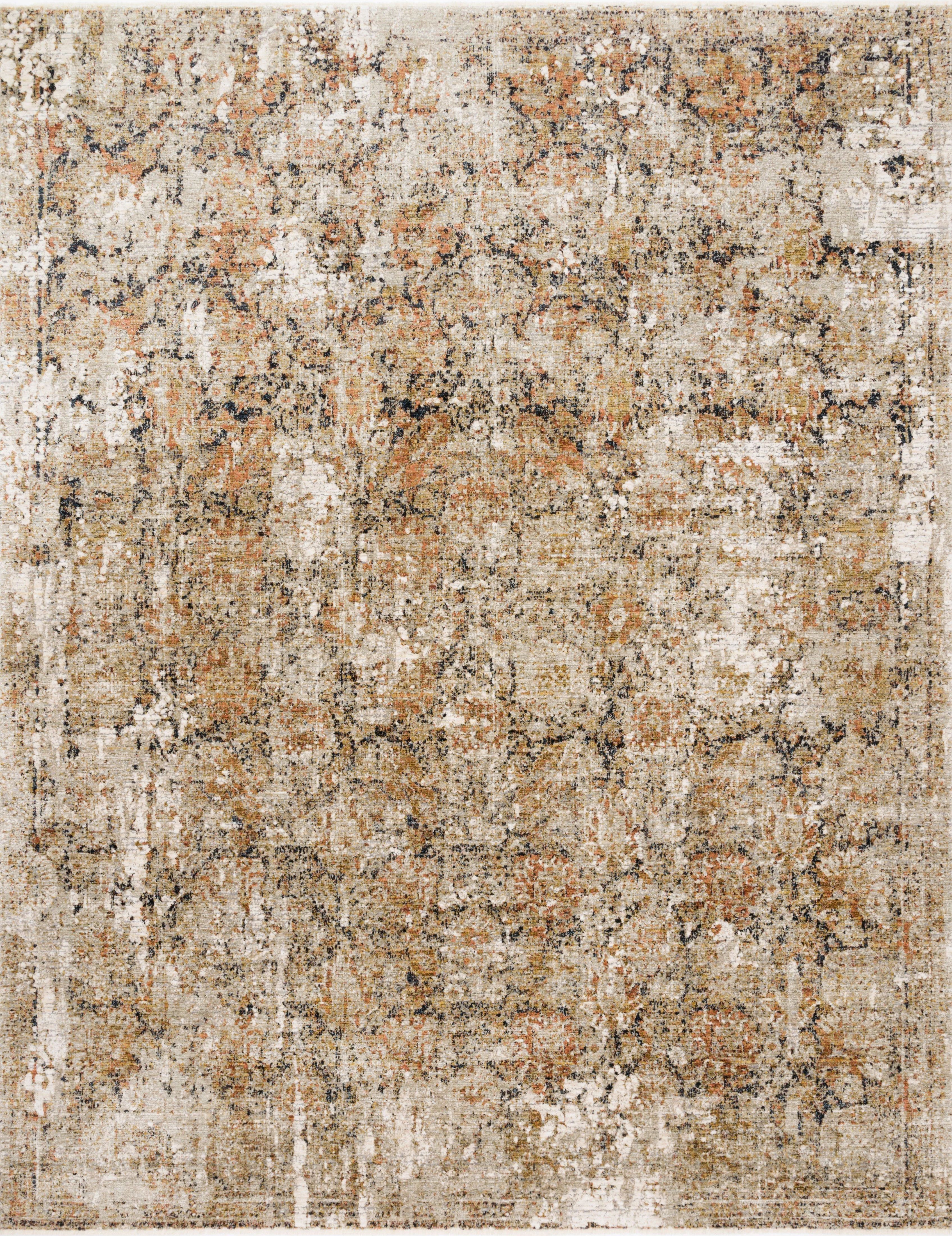 Loloi | Theia Collection | Taupe / Gold | THE-02 - Image 1