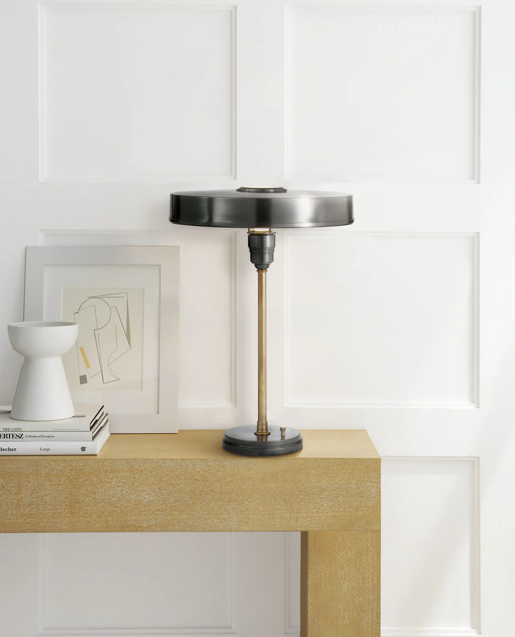 Carlo Table Lamp | Bronze and Hand-Rubbed Antique Brass - Image 3