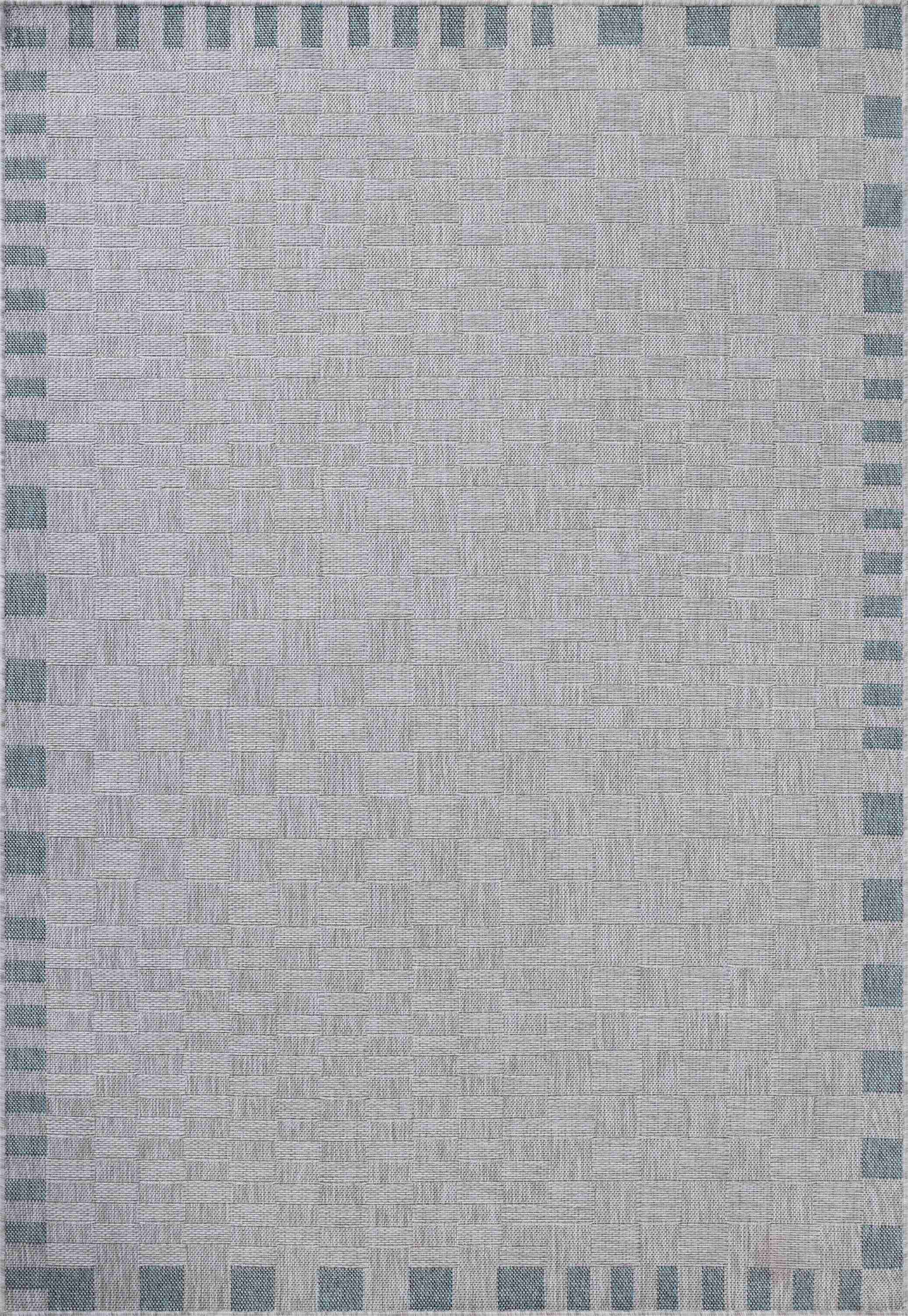 Amber Lewis x Loloi | Topanga Collection | Silver / Blue | TOP-07 - Image 1