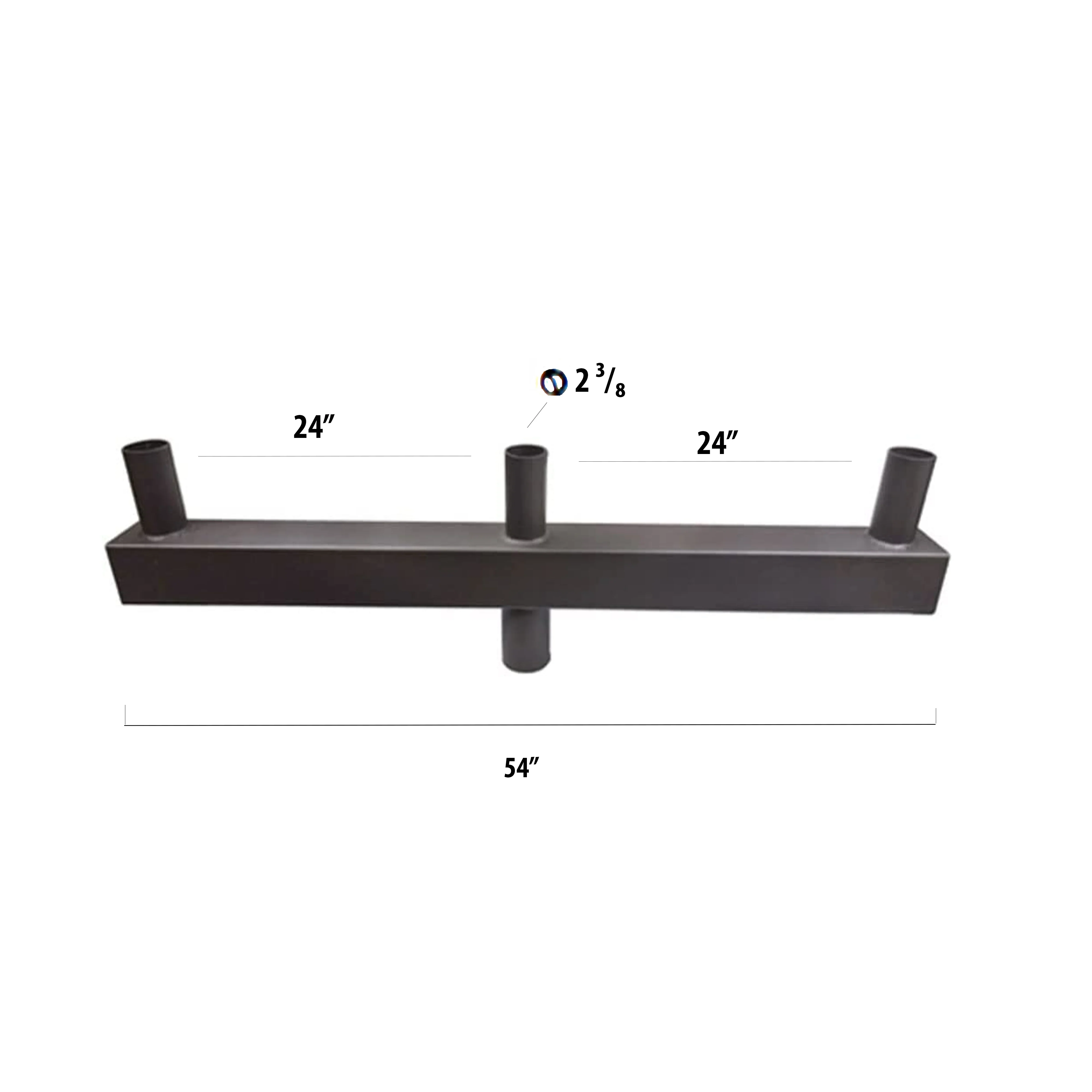 Bullhorn Square with 3 Tenon Inline - Image 2