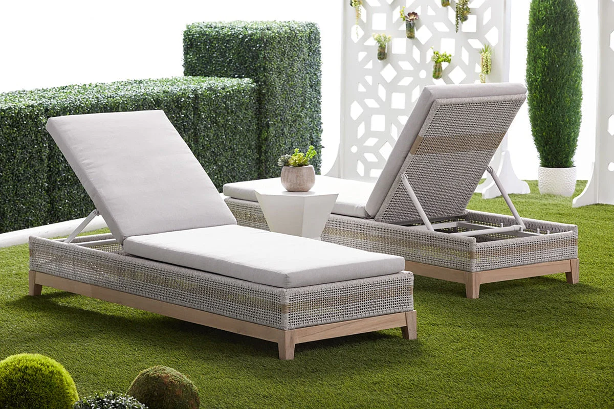 Tapestry Outdoor Chaise Lounge - Image 3