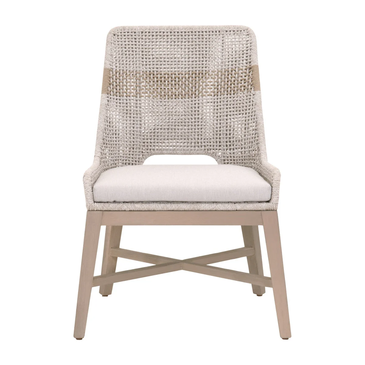 Tapestry Outdoor Dining Chair, Set of 2 | Washed Ever Teak - Image 1