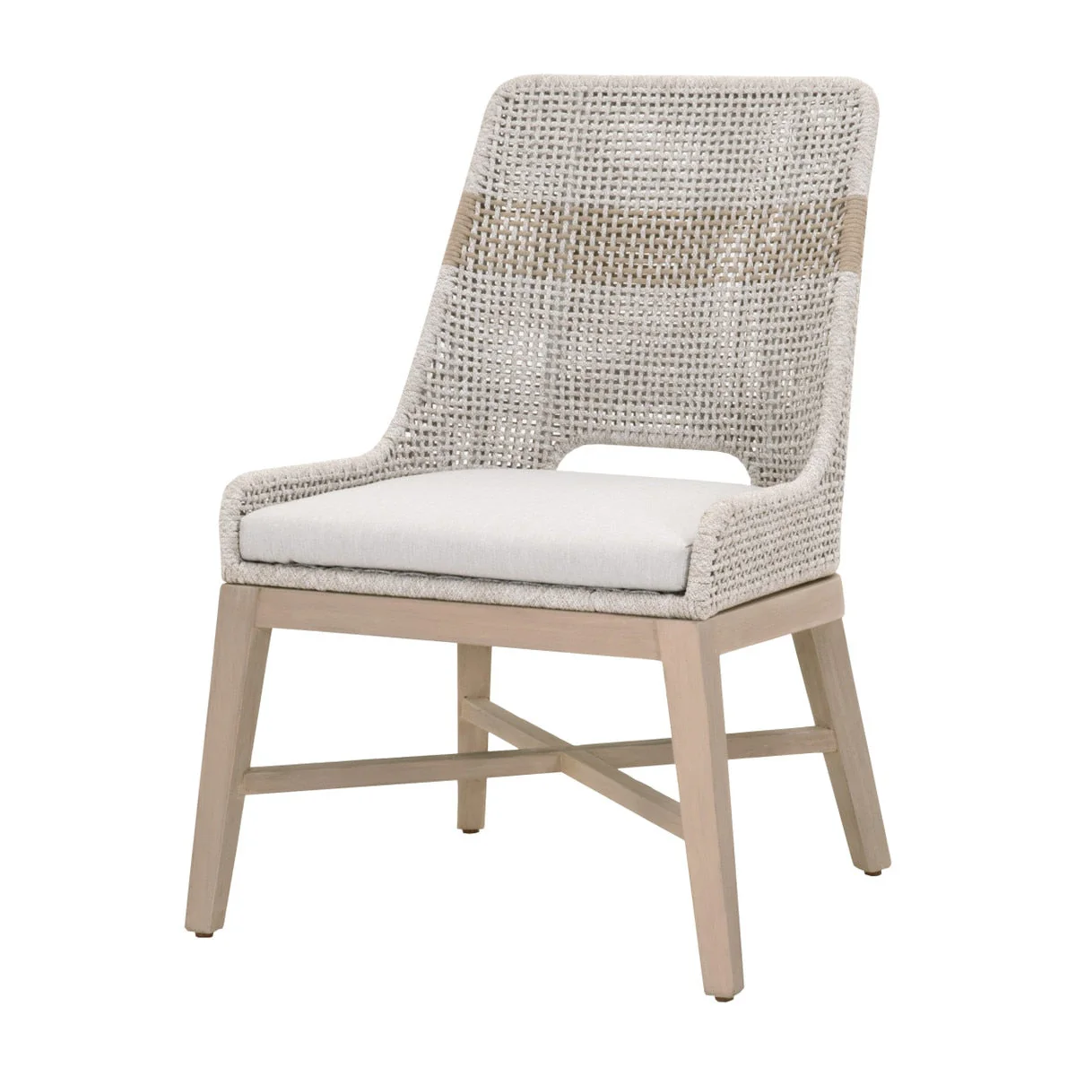 Tapestry Outdoor Dining Chair, Set of 2 | Washed Ever Teak - Image 2