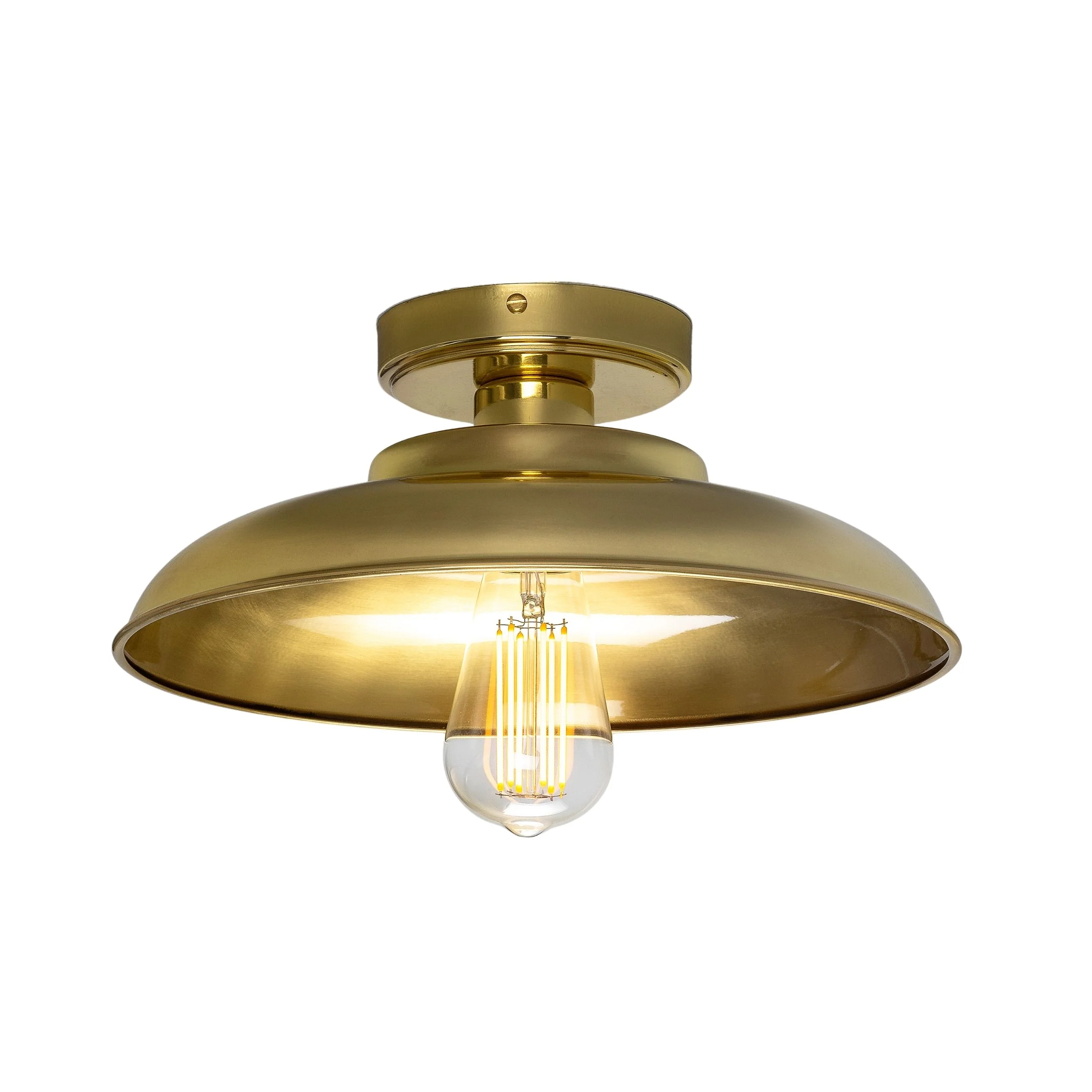 Telal Industrial Factory Flush Ceiling Light 12″