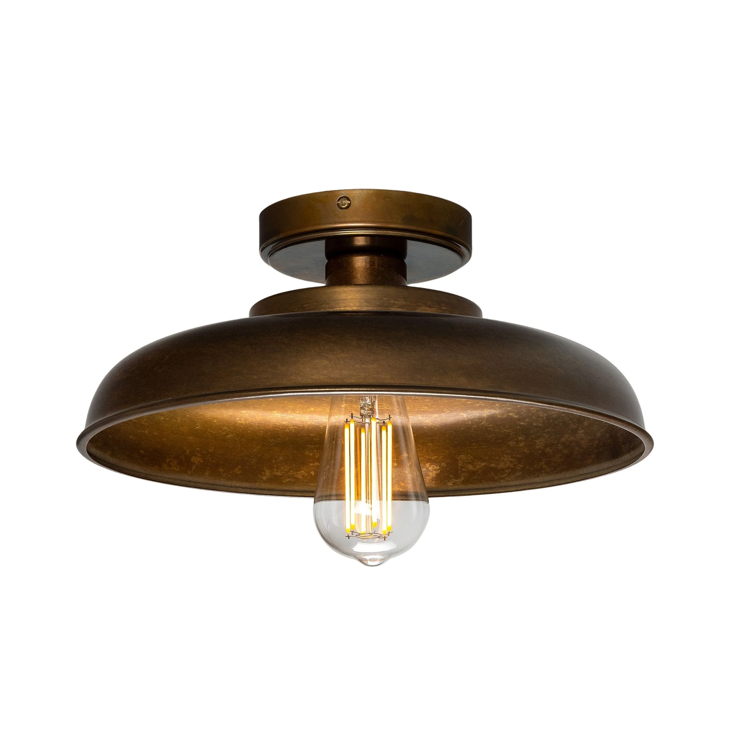 Telal Industrial Factory Flush Ceiling Light 12.5″