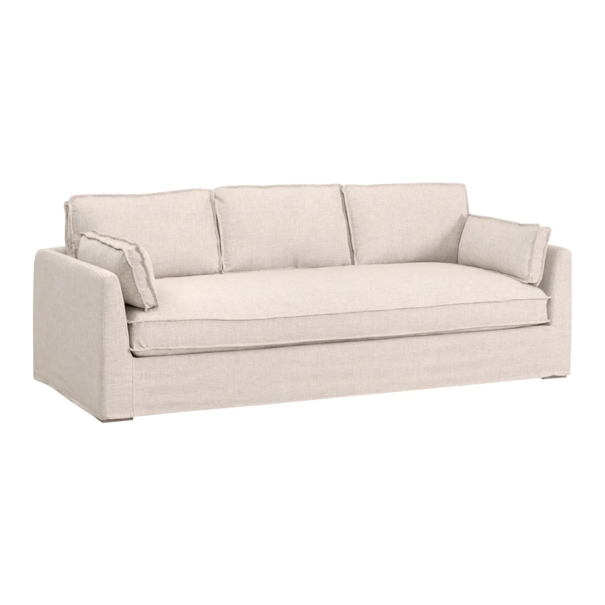 Thea Outdoor 90" Taper Arm Slipcover Sofa - Image 2