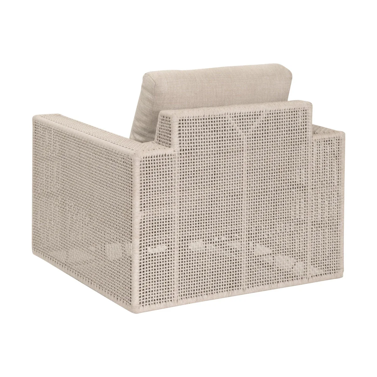 Tropez Outdoor Swivel Rocker Sofa Chair | Brown - Image 2