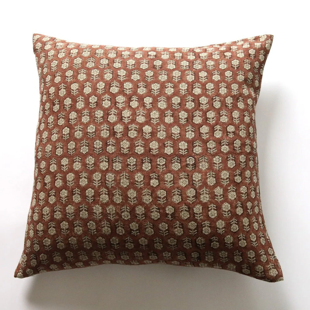 Tulsi Saffron Pillow - Image 1
