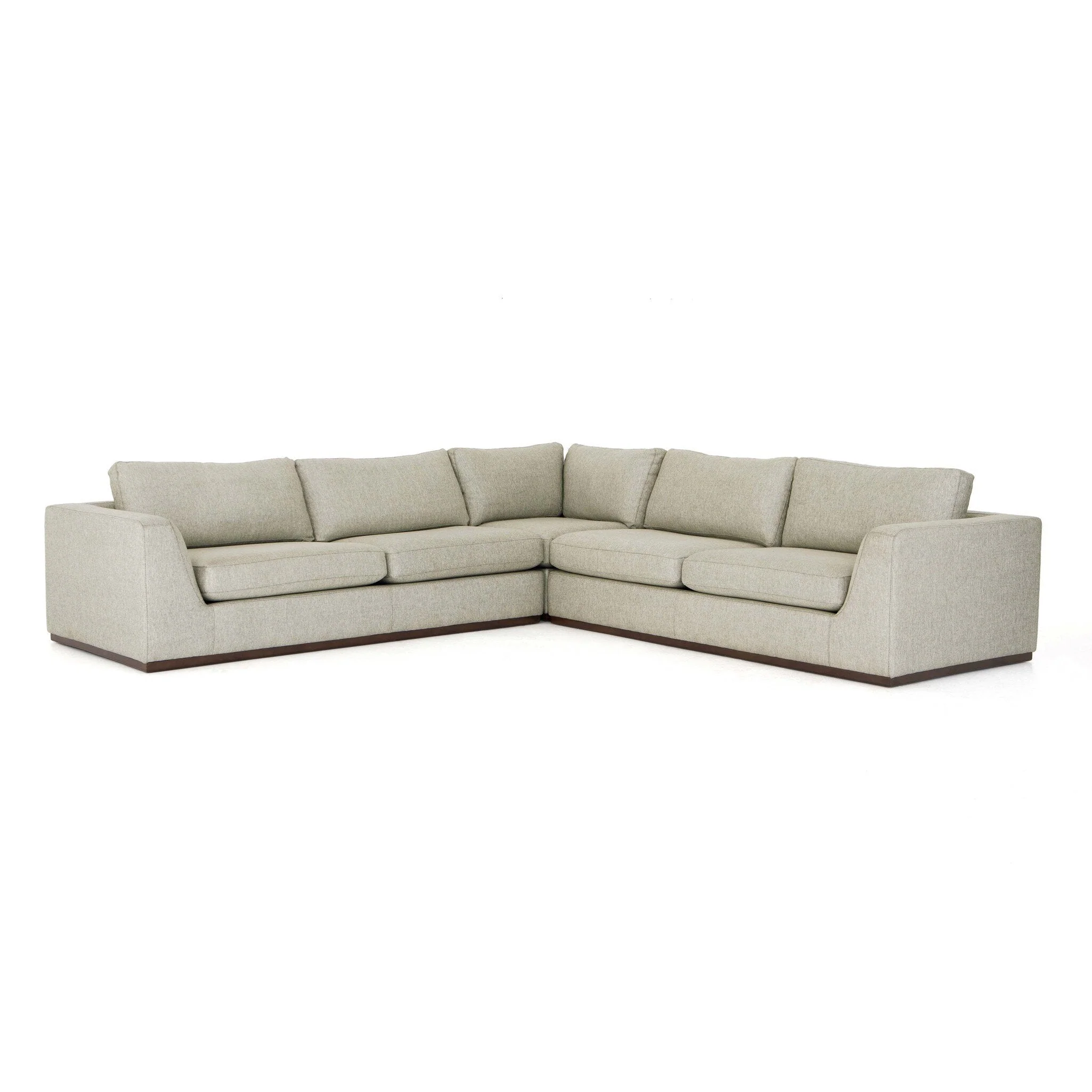 Colt 3-Piece Sectional - Aldred Silver - Image 1