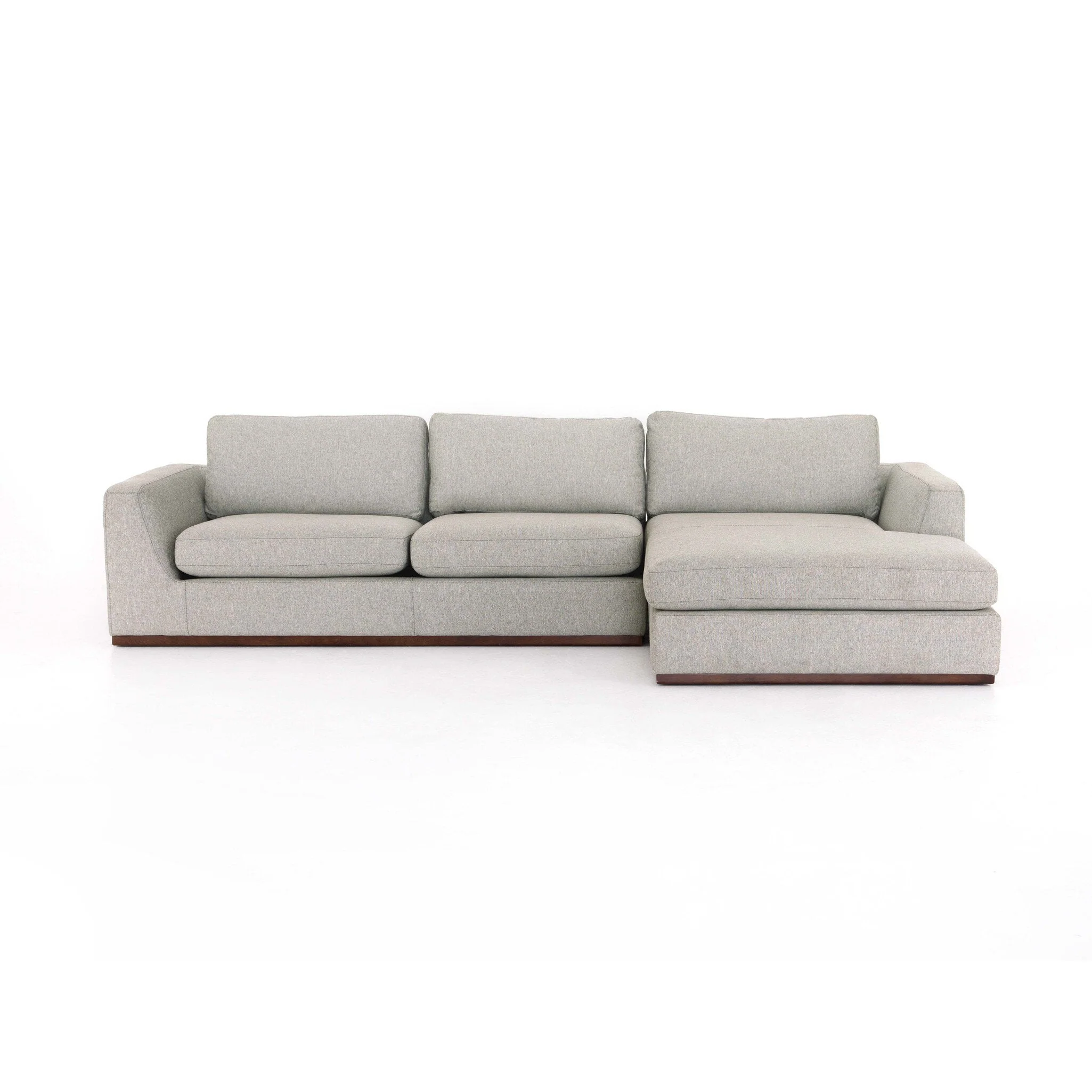 Colt 2-Piece Sectional - Aldred Silver | RAF - Image 1