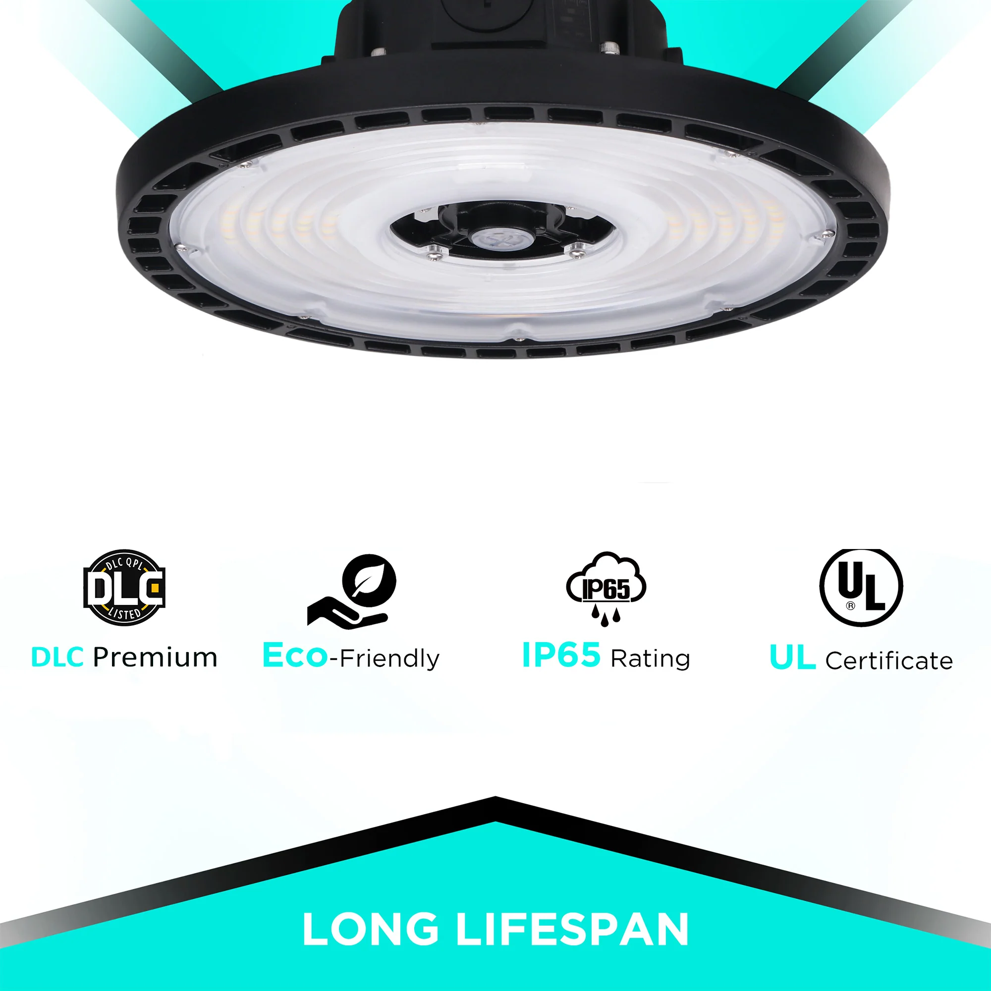UFO LED High Bay Watt Selectable (150/120/100W)- 5700K - 22,550 lumens Sensor Ready #157 - Image 3