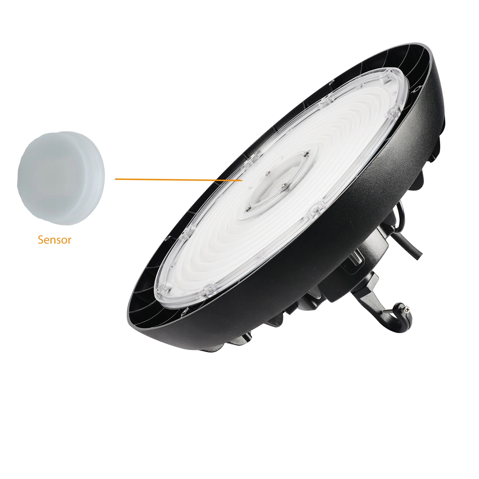240W LED UFO High Bay - 33600 lumens - 5700K Motion Sensor - IP65 Rated - Image 3