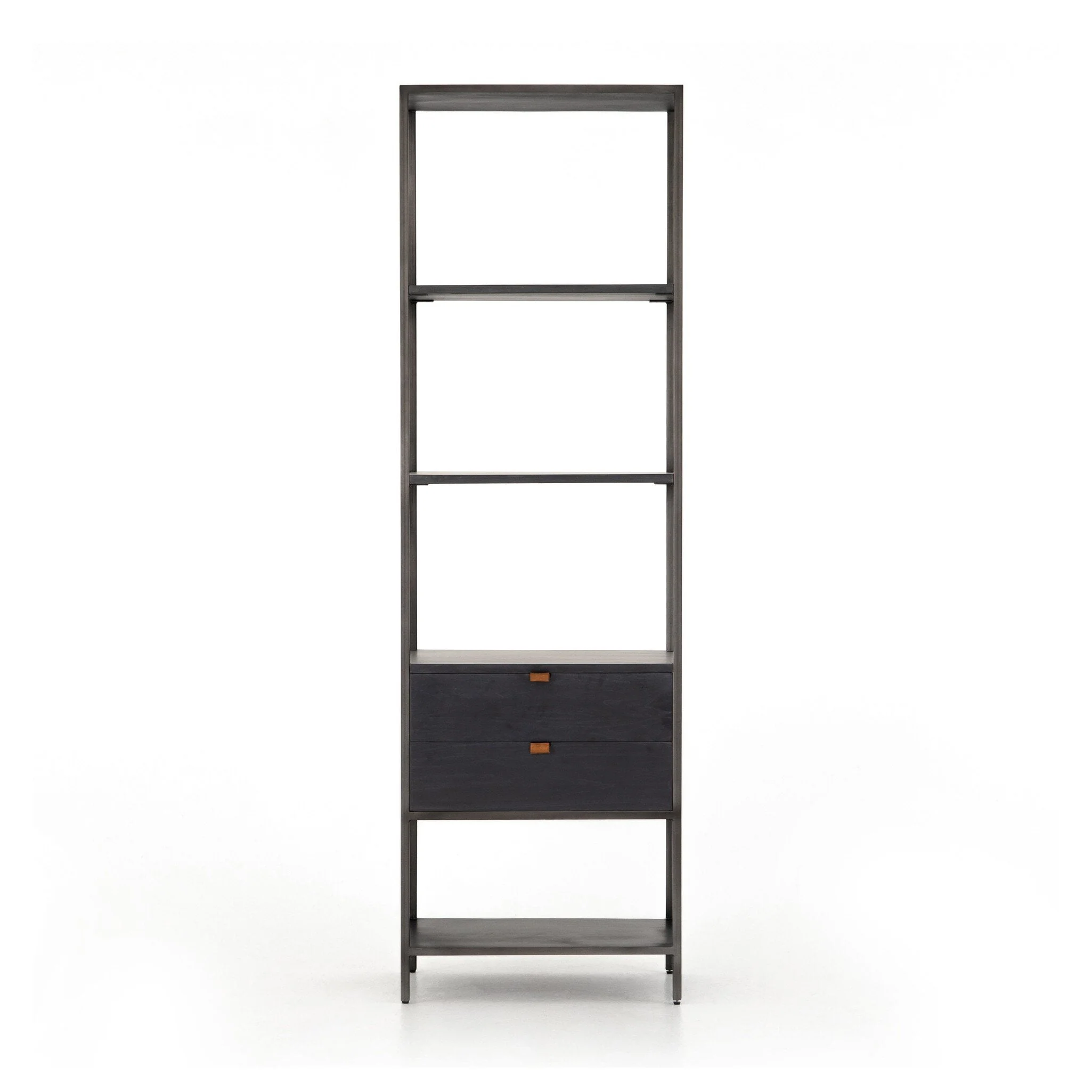 Trey Bookshelf | Black Wash Poplar - Image 1