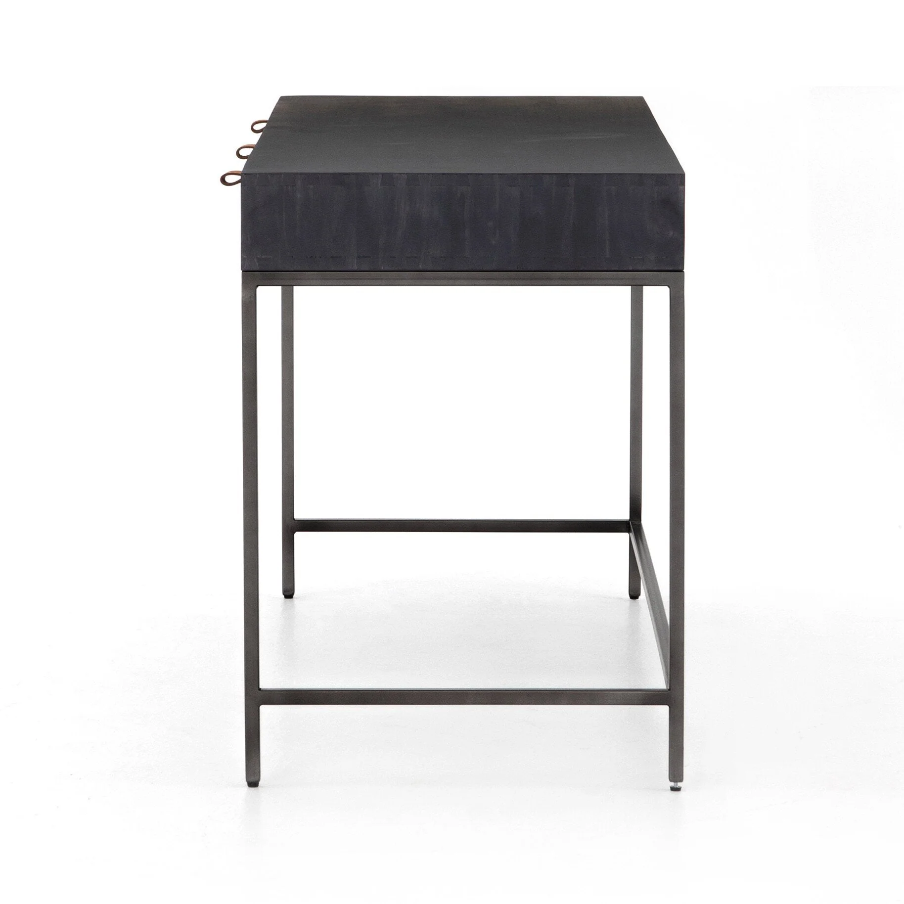 Trey Modular Writing Desk - Black Wash Poplar - Image 3