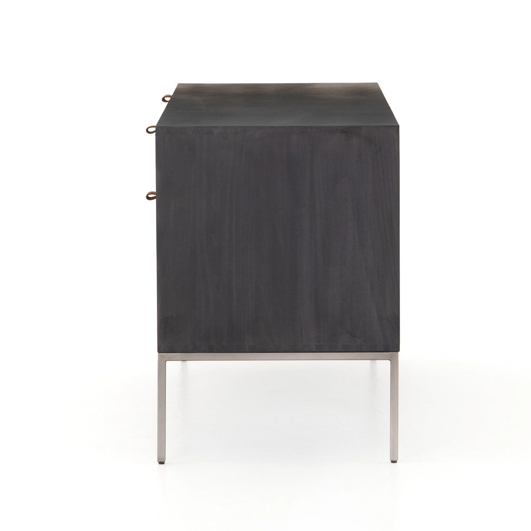 Trey Modular Filing Credenza - Black Wash Poplar - Image 3