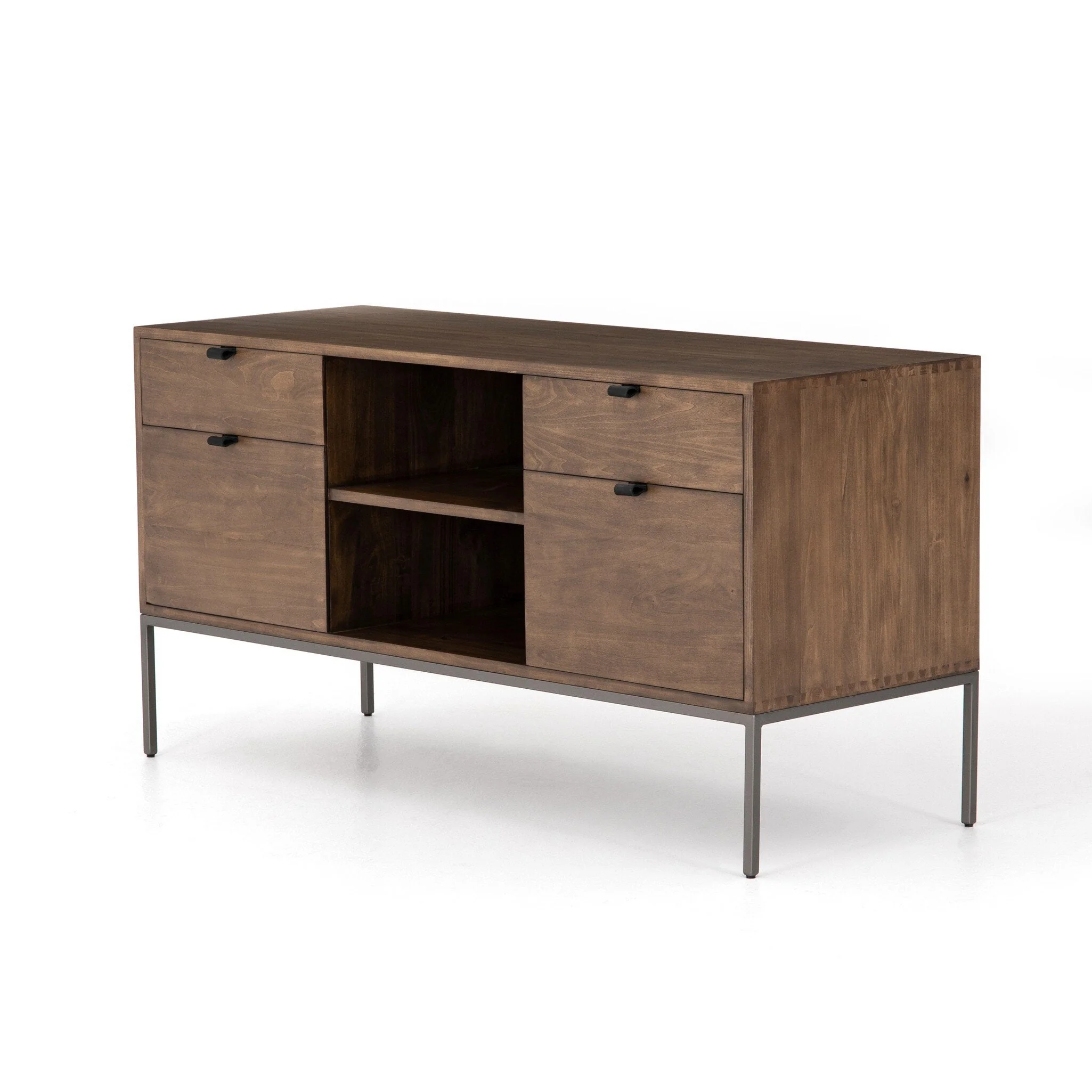 Trey Modular Filing Credenza - Auburn Poplar - Image 2