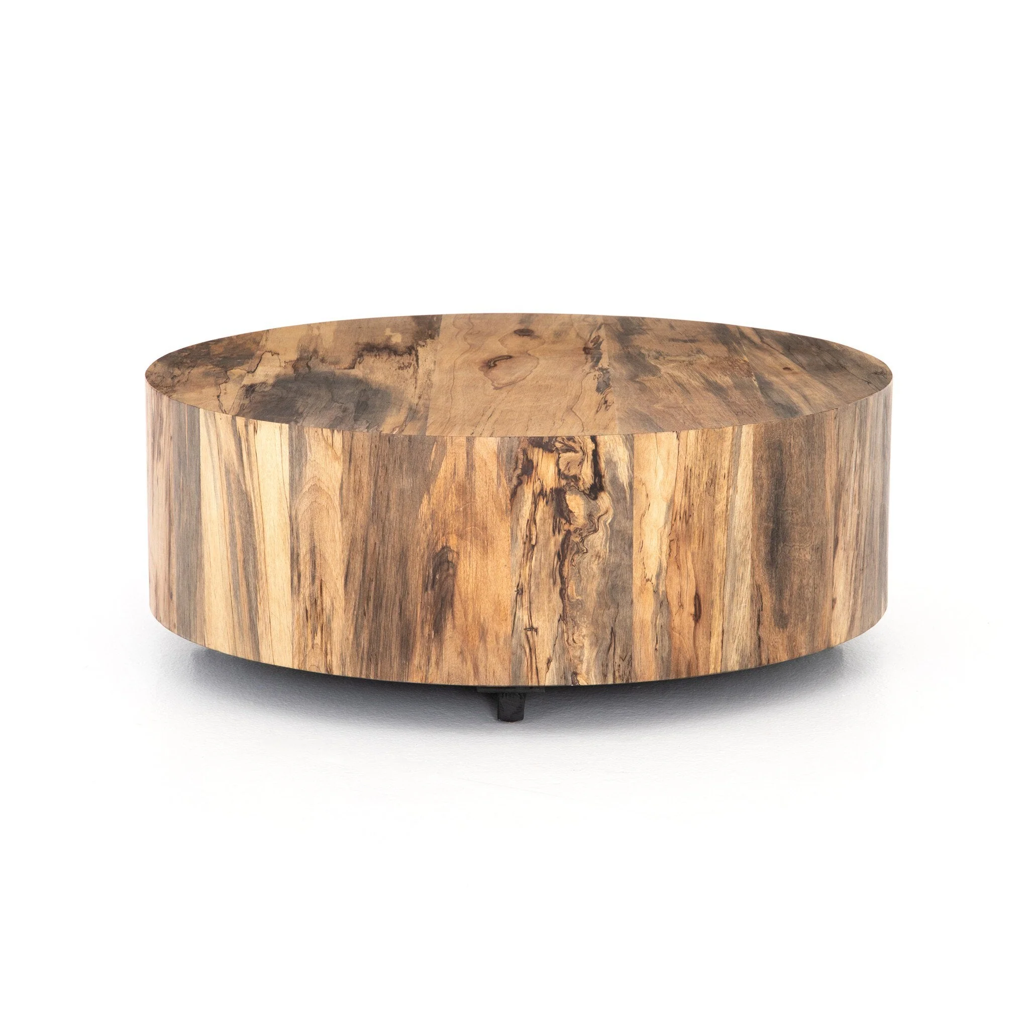 Hudson Round Coffee Table - Spalted Primavera - Image 3