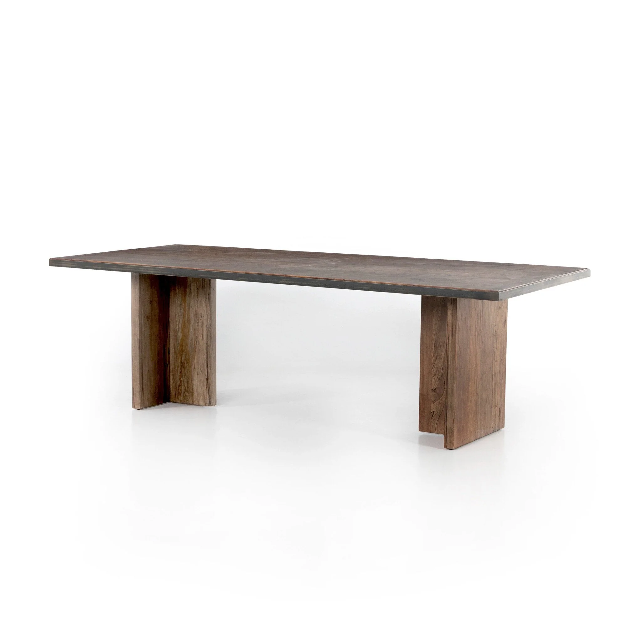 Cross Dining Table - Dark Spalted Primavera - Image 2