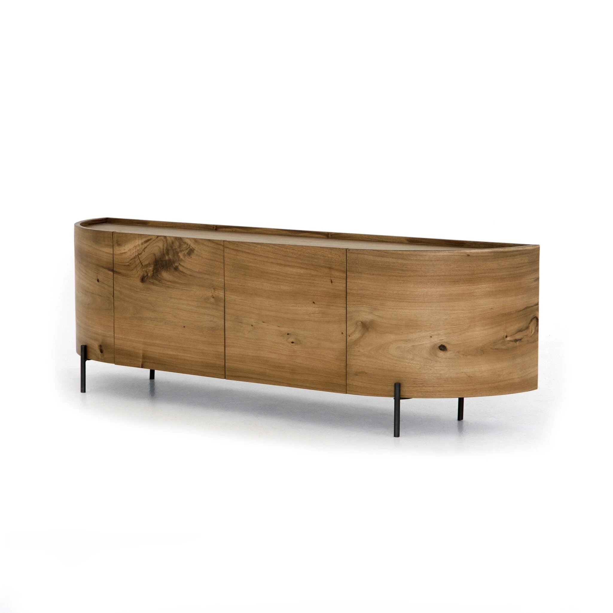 Lunas Media Console - Gold Guanacaste - Image 2