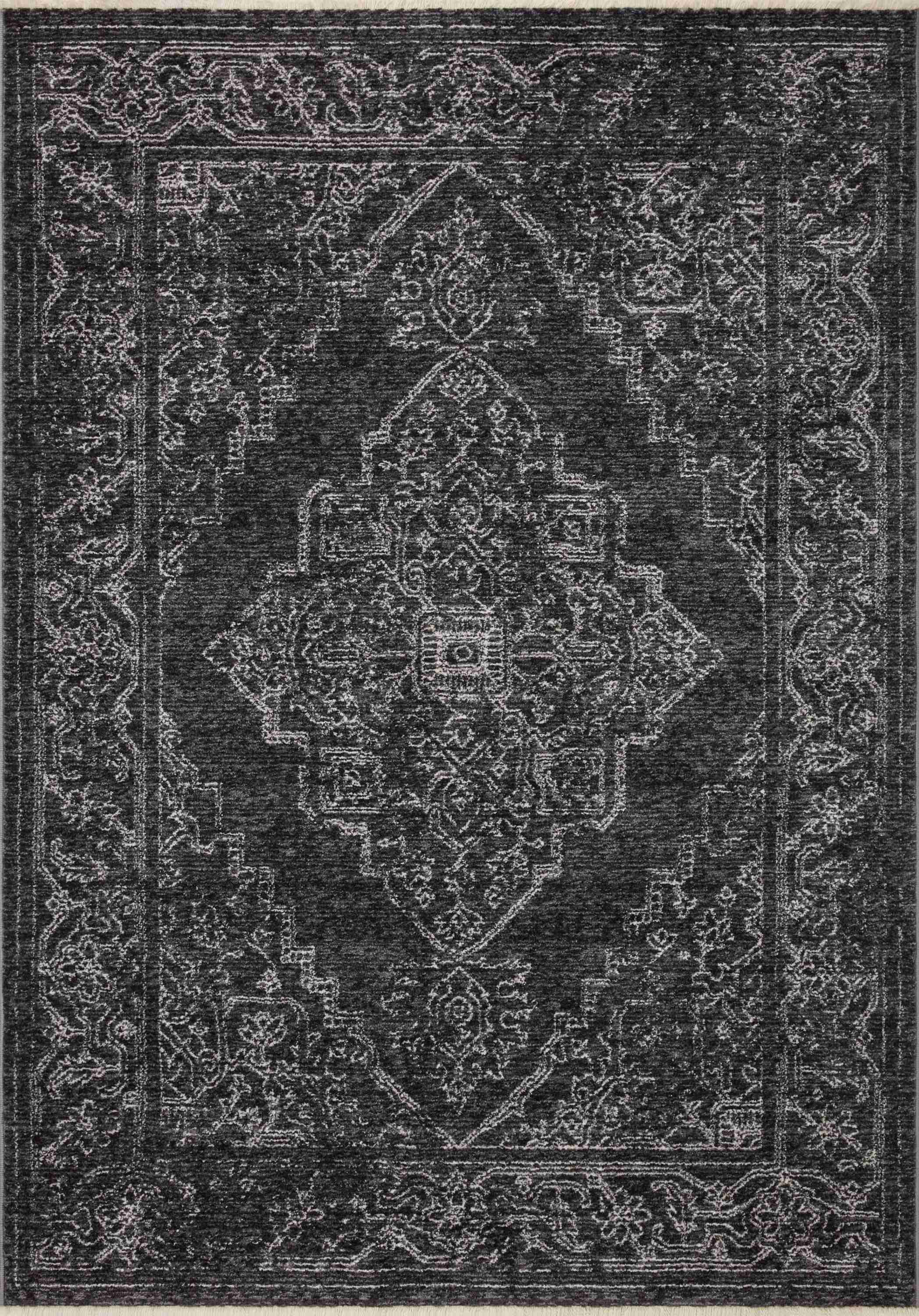 Loloi II | Vance Collection | Charcoal / Dove | VAN-03 - Image 1