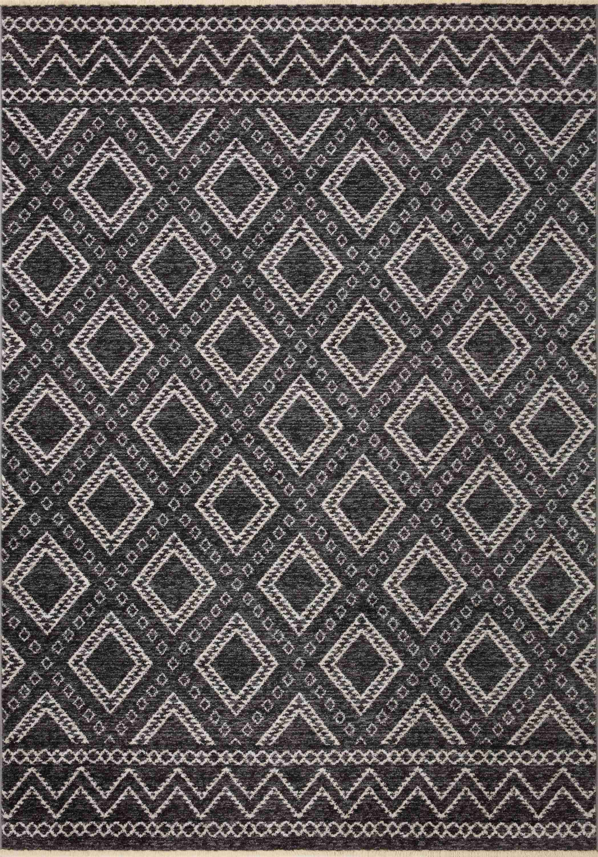Loloi II | Vance Collection | Charcoal / Dove | VAN-05 - Image 1