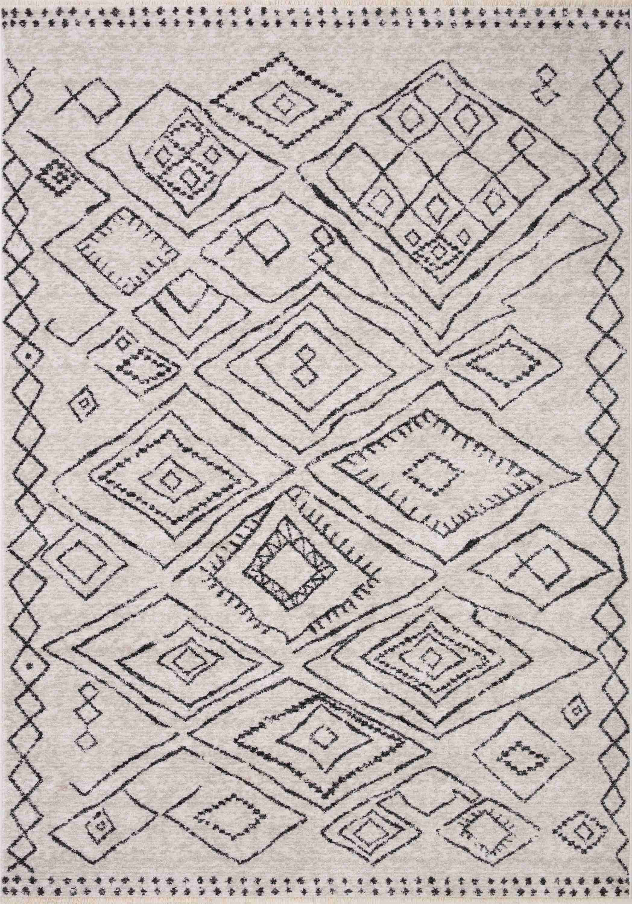 Loloi II | Vance Collection | Dove / Charcoal | VAN-06 - Image 1