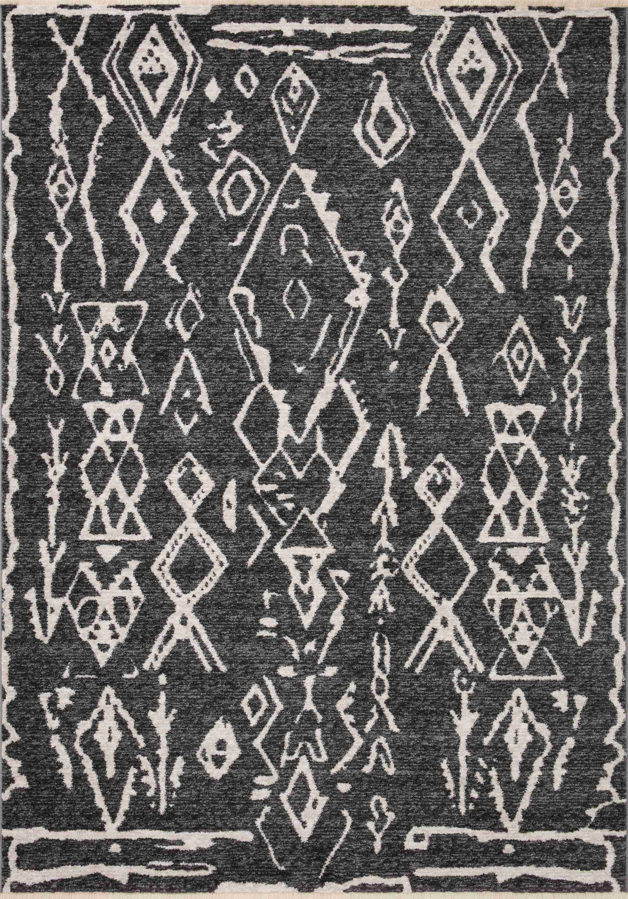 Loloi II | Vance Collection | Charcoal / Dove | VAN-07 - Image 1