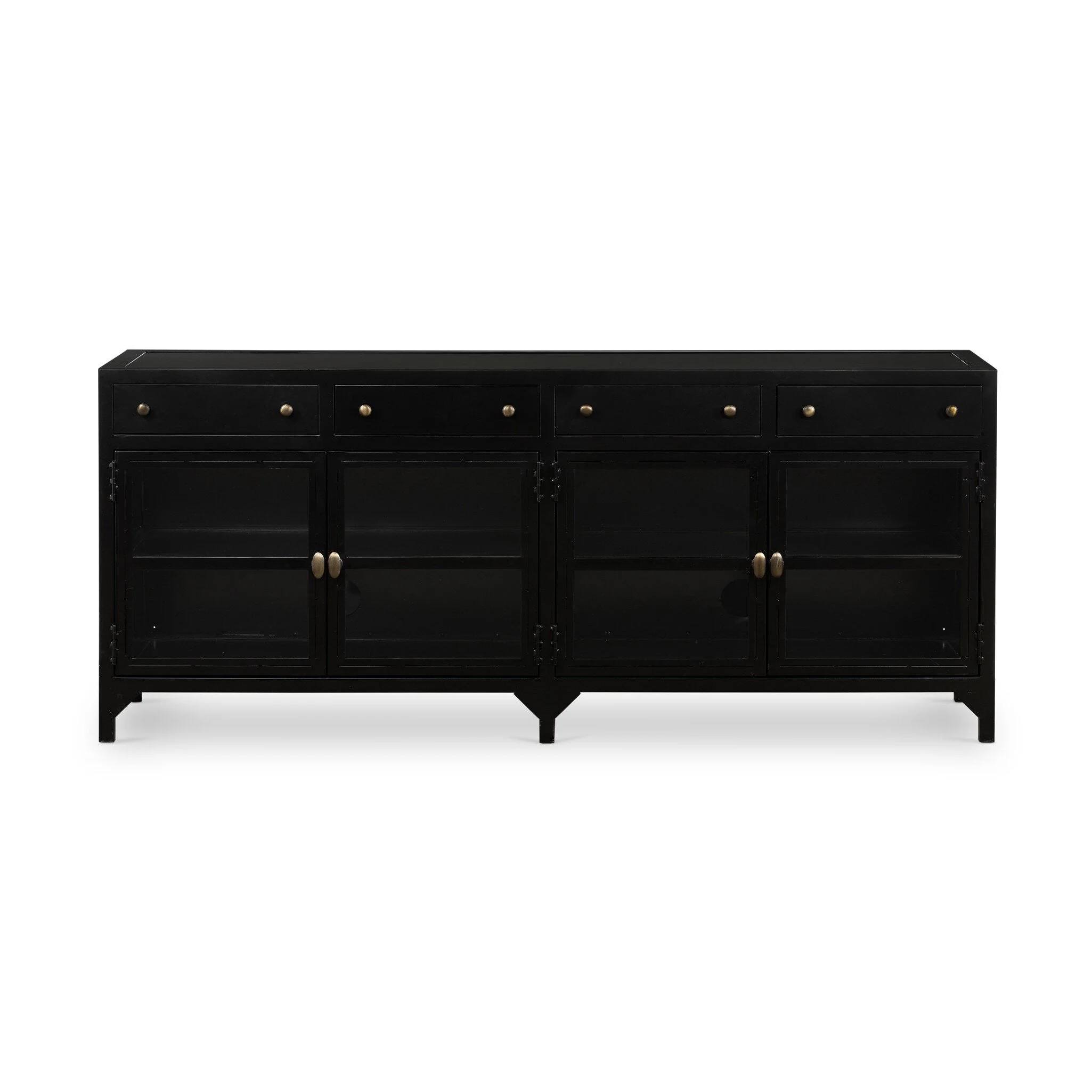 Shadow Box Media Console - Black - Image 1