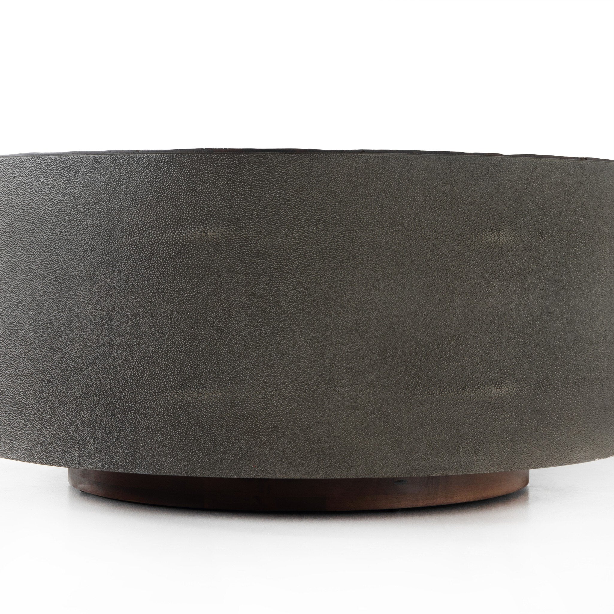 Crosby Round Coffee Table - Natural Peroba - Image 3