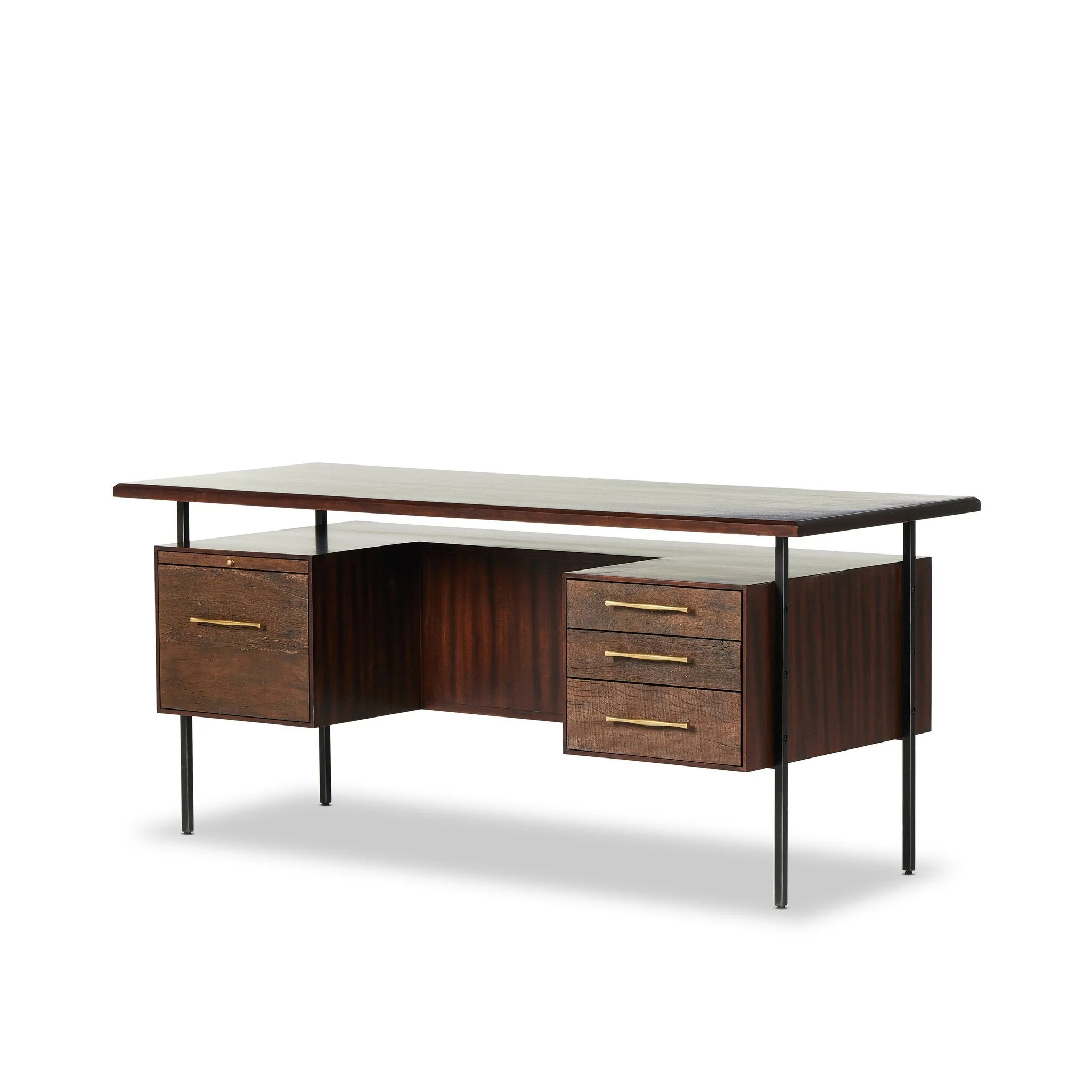 Lauren Desk - Natural Peroba - Image 2
