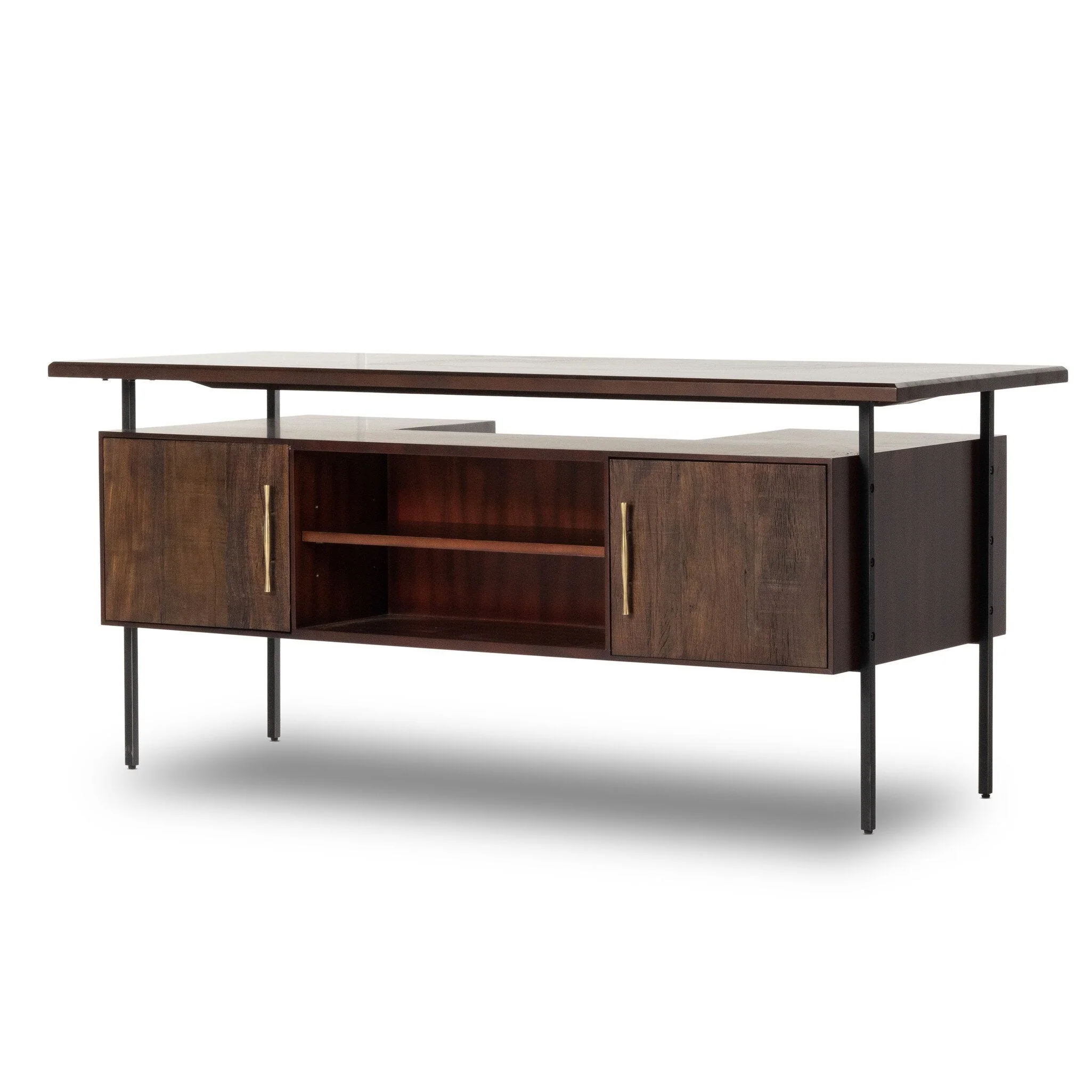 Lauren Desk - Natural Peroba - Image 3