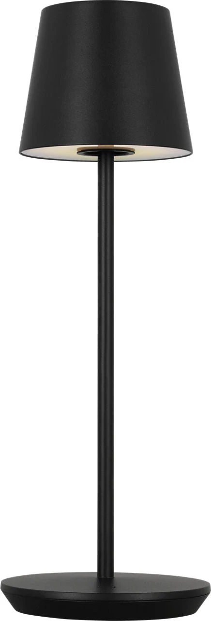 Nevis Accent Rechargeable Table Lamp Black 2700K 90 CRI wall charger included - Image 3