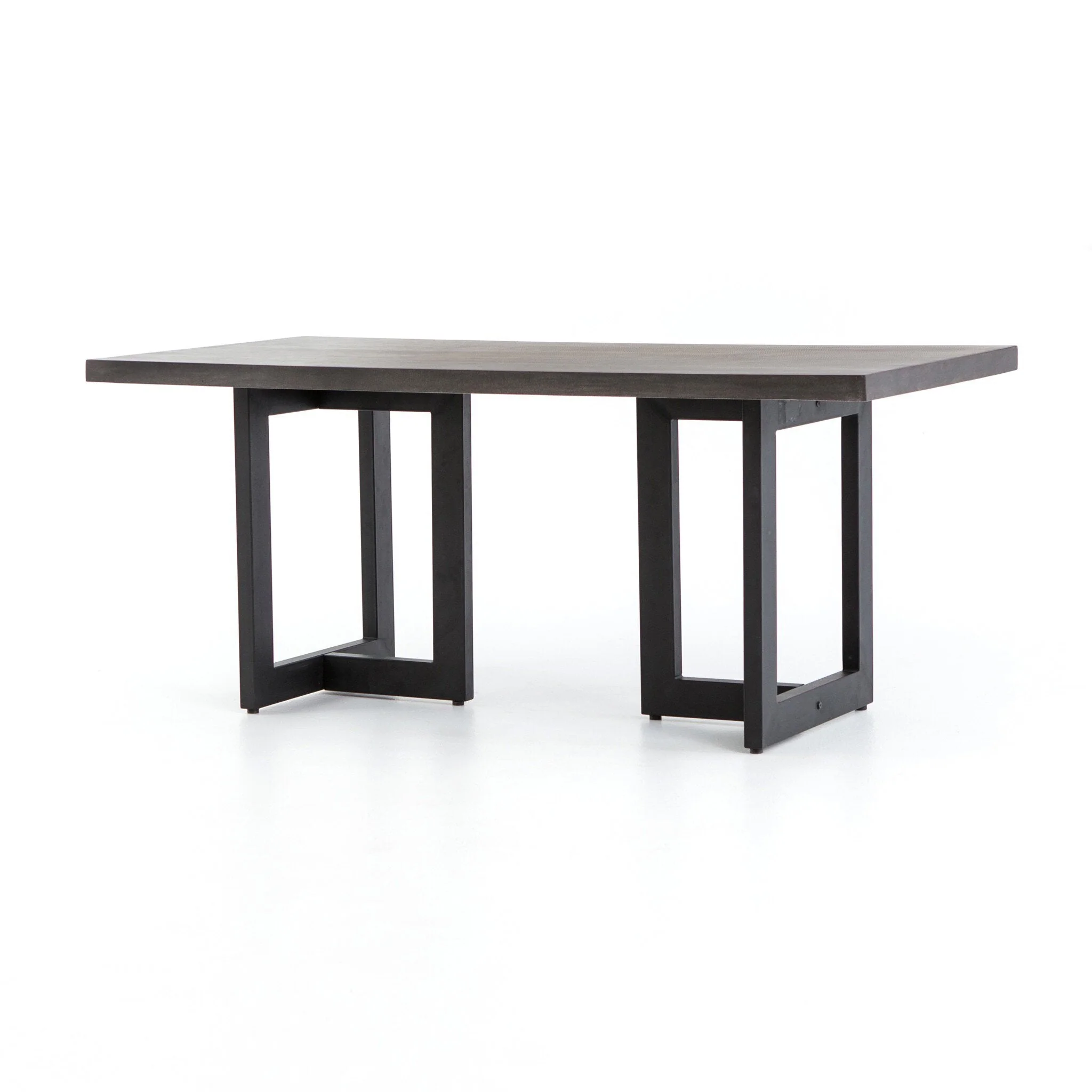 Judith Outdoor Dining Table - Black Lavastone - Image 2