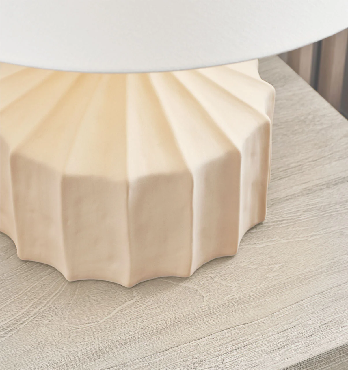 Veneto Medium Table Lamp Matte Concrete Bulbs Inc - Image 3