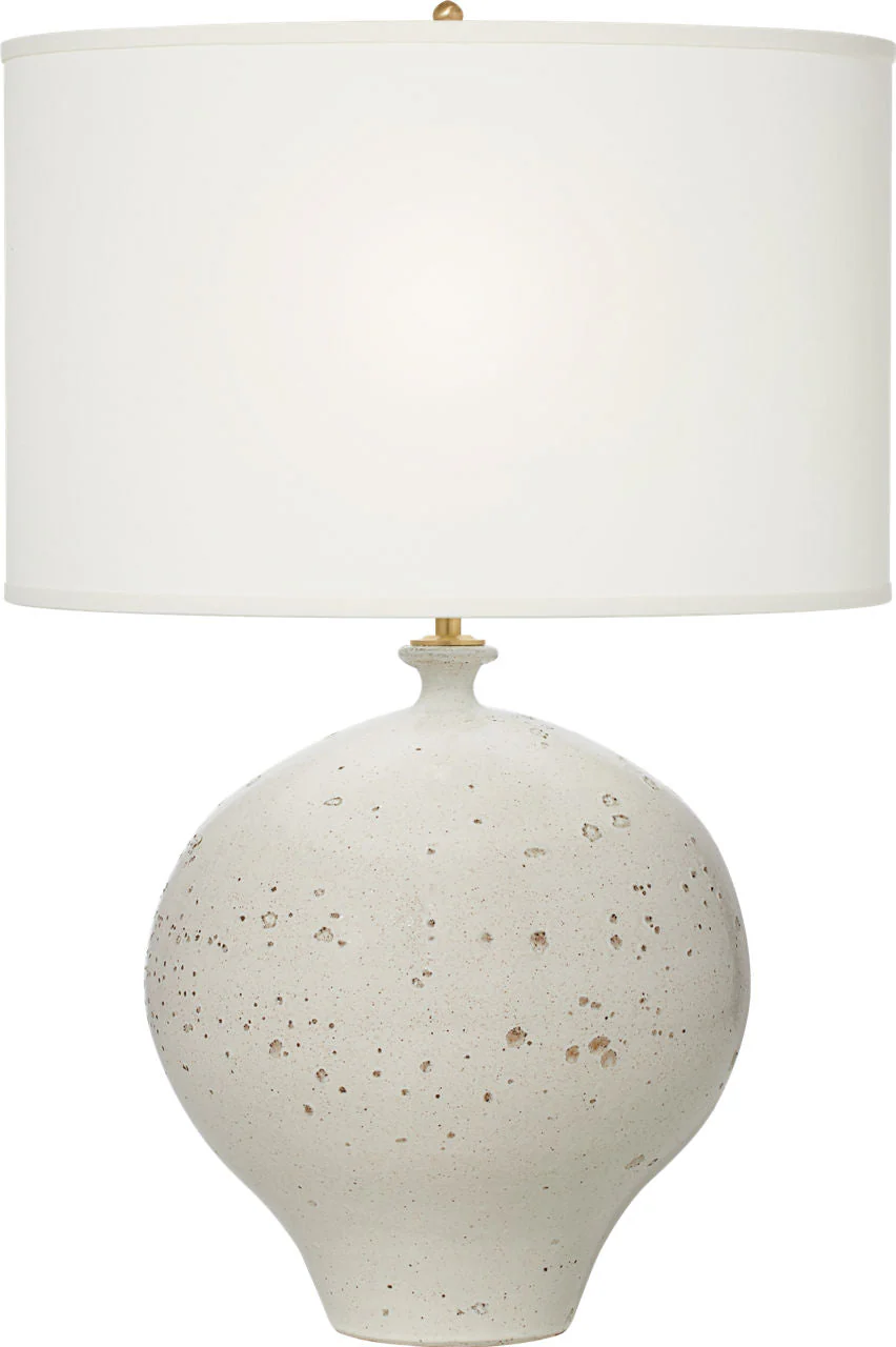 Gaios Table Lamp | Pharaoh White | Linen Shade - Image 1