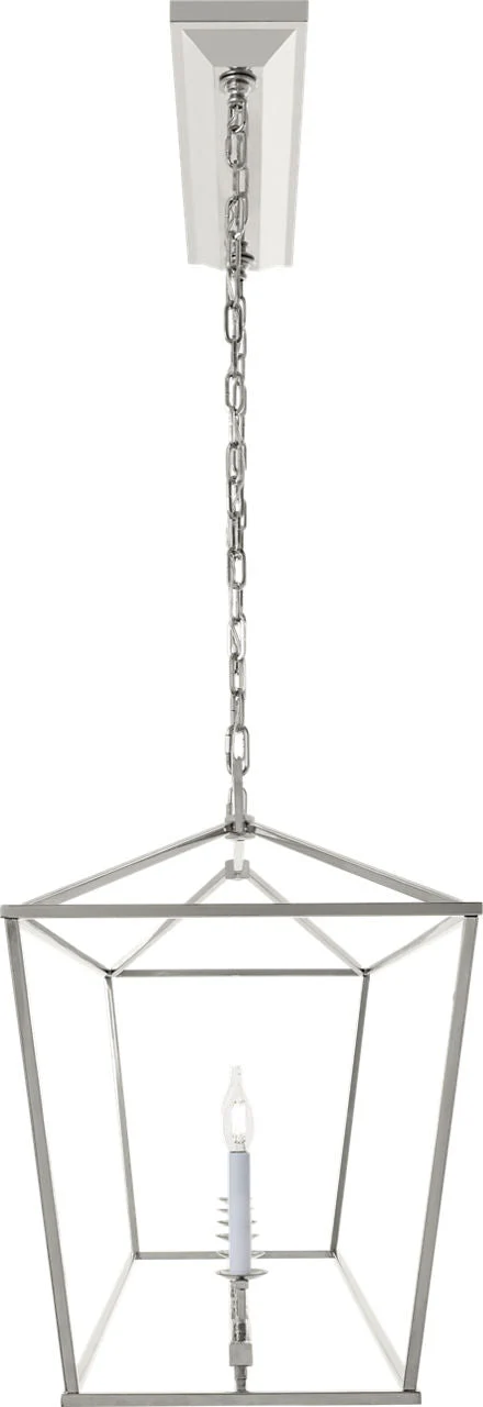Darlana Large Linear Lantern | Polished Nickel - Image 2