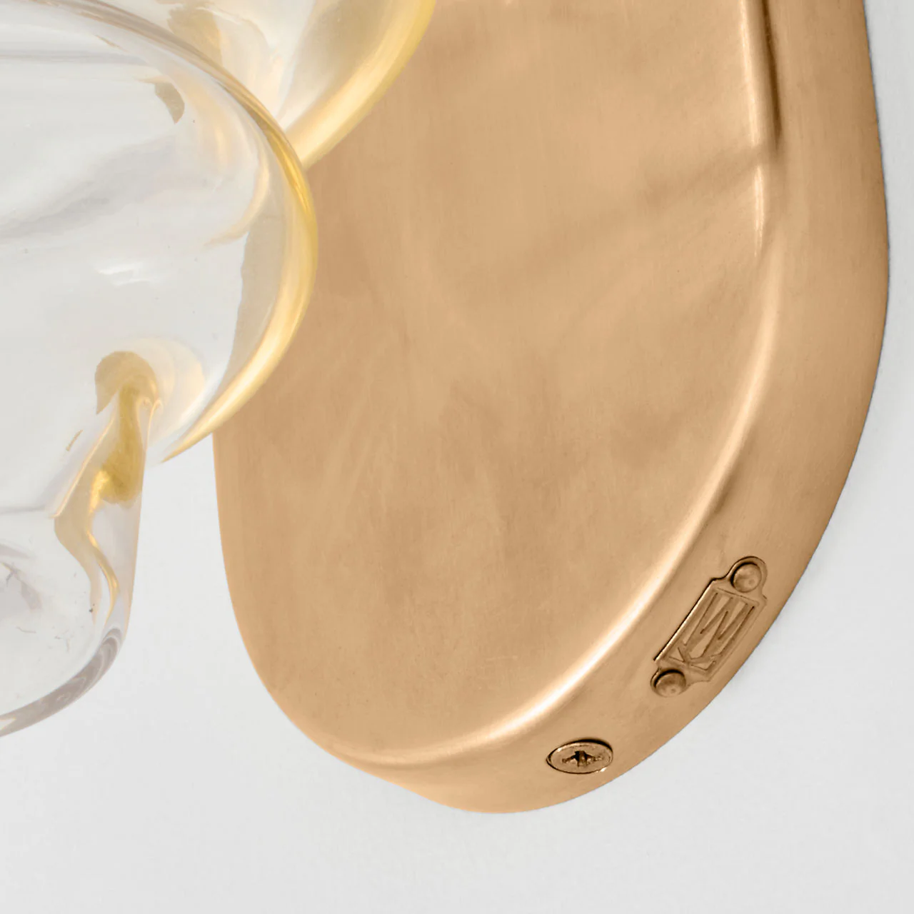 Tableau Large Sconce | Antique-Burnished Brass | Clear Glass - Image 2