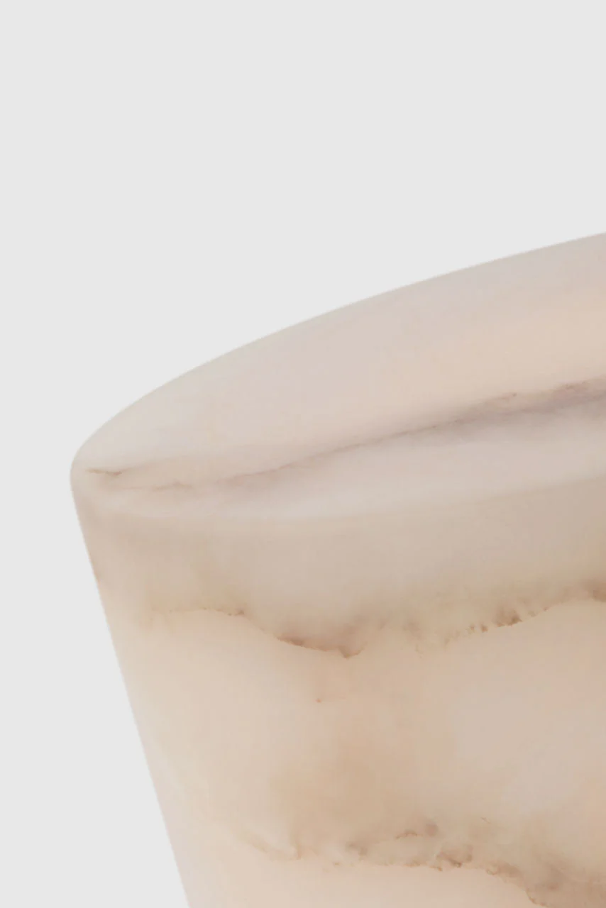Tourne 8" Rechargeable Accent Lamp | Alabaster - Image 3
