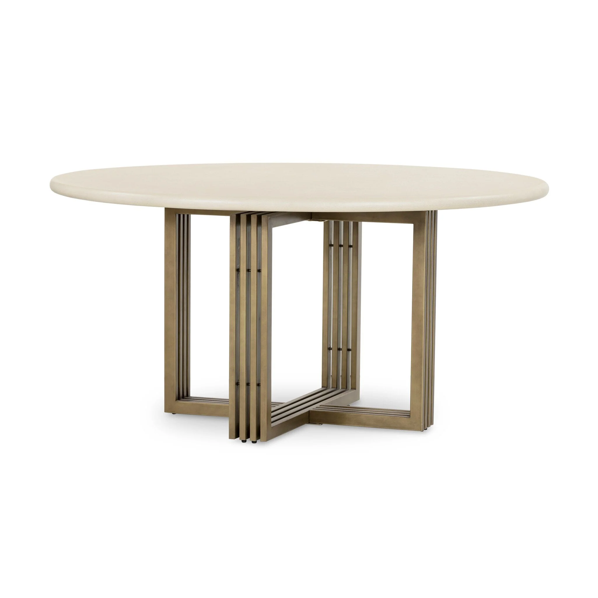Mia Dining Table - Parchment White - Image 2