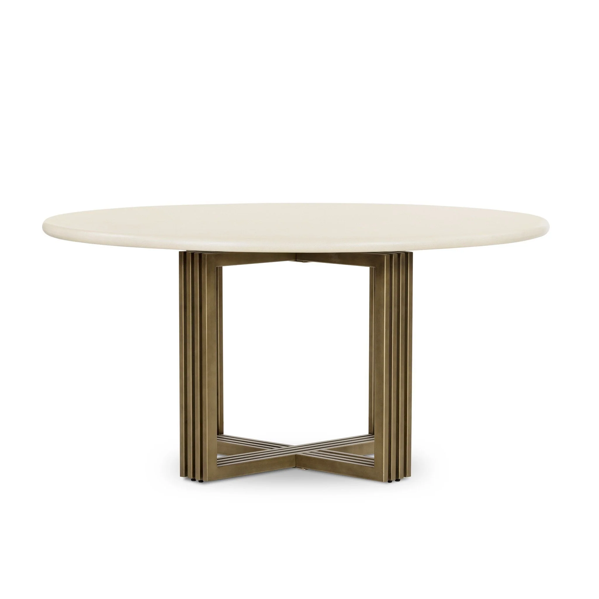 Mia Dining Table - Parchment White - Image 3